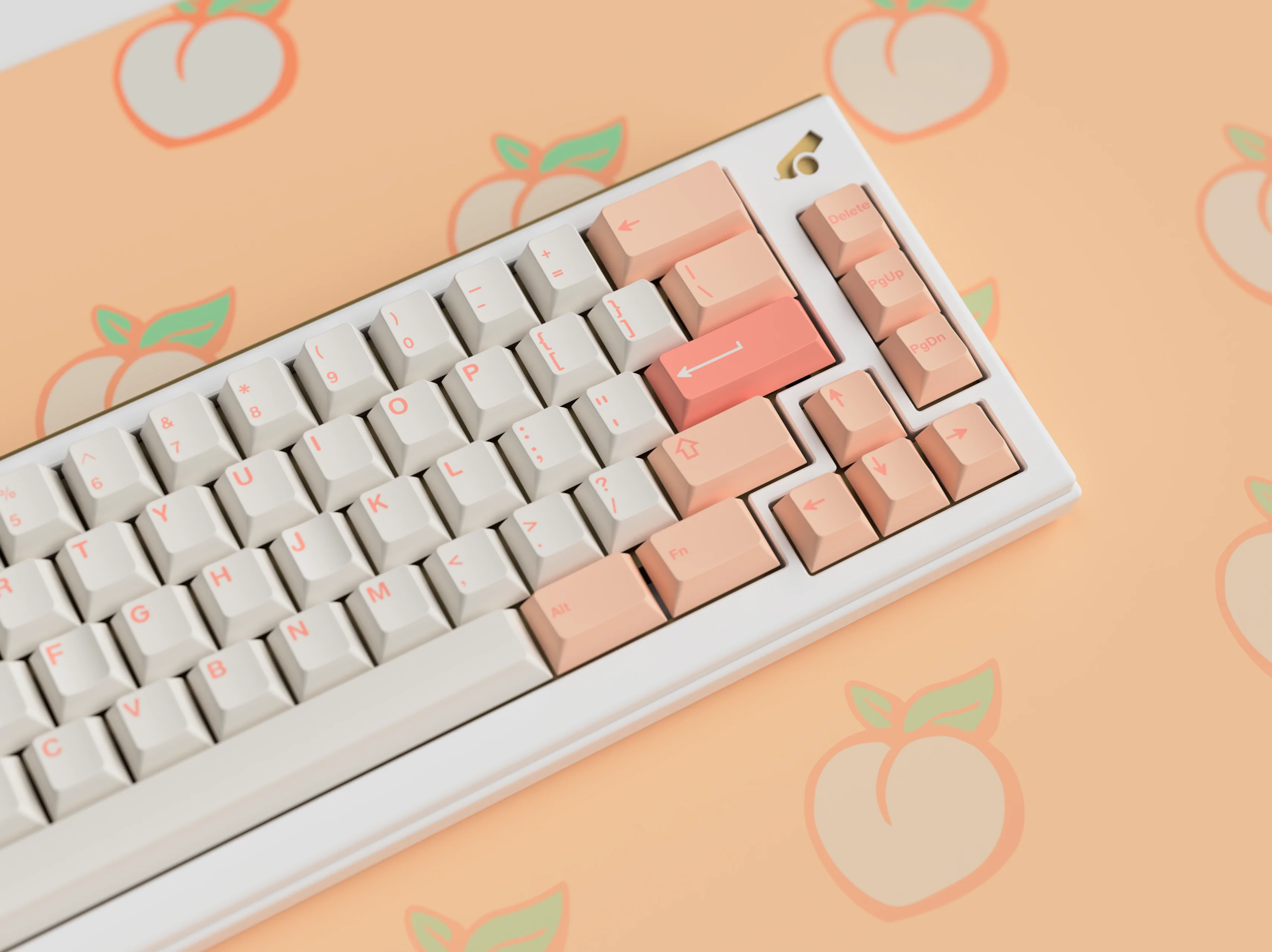 [In Stock] GMK Peaches n Cream Lite - Image 5