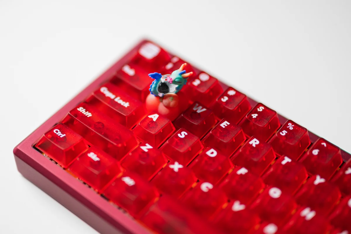 [In Stock] Cagedbird Azure Dragon Artisan Keycaps - Image 12