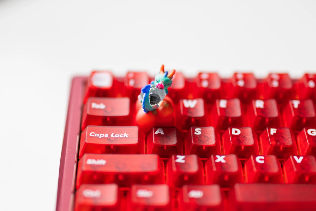 [In Stock] Cagedbird Azure Dragon Artisan Keycaps - Image 13