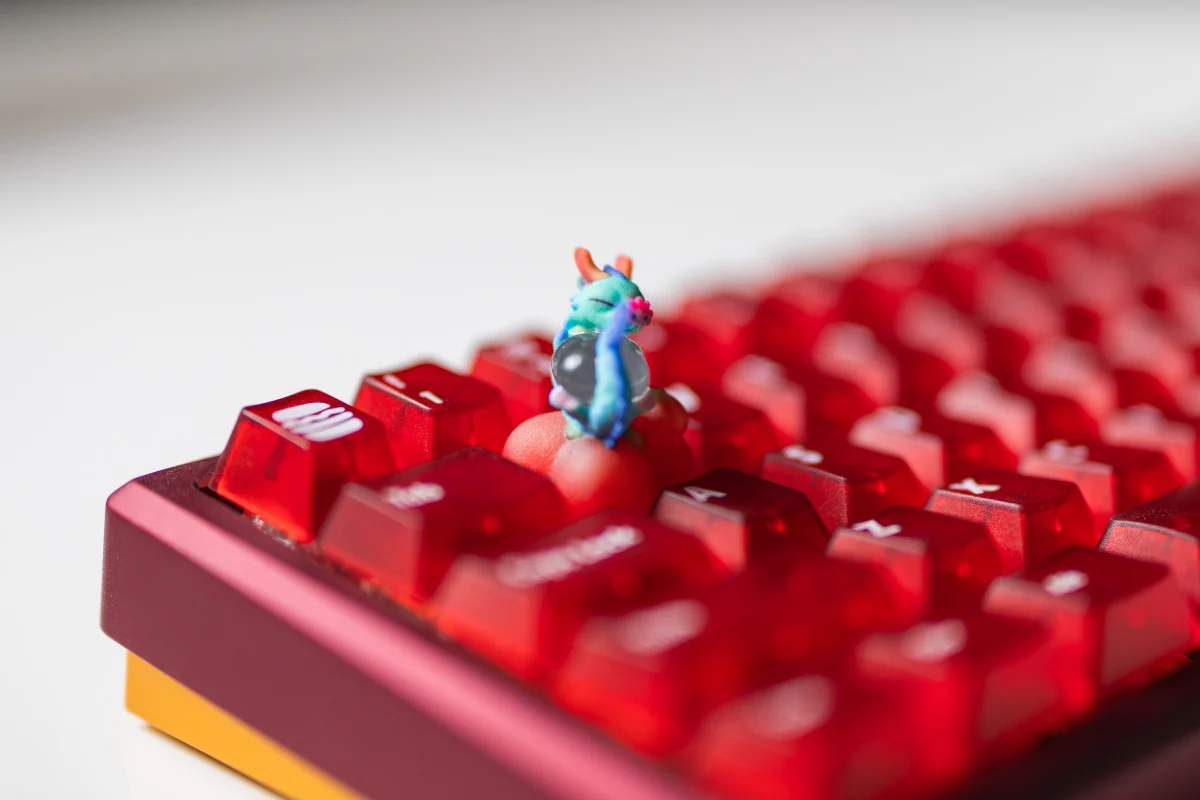 [In Stock] Cagedbird Azure Dragon Artisan Keycaps - Image 17