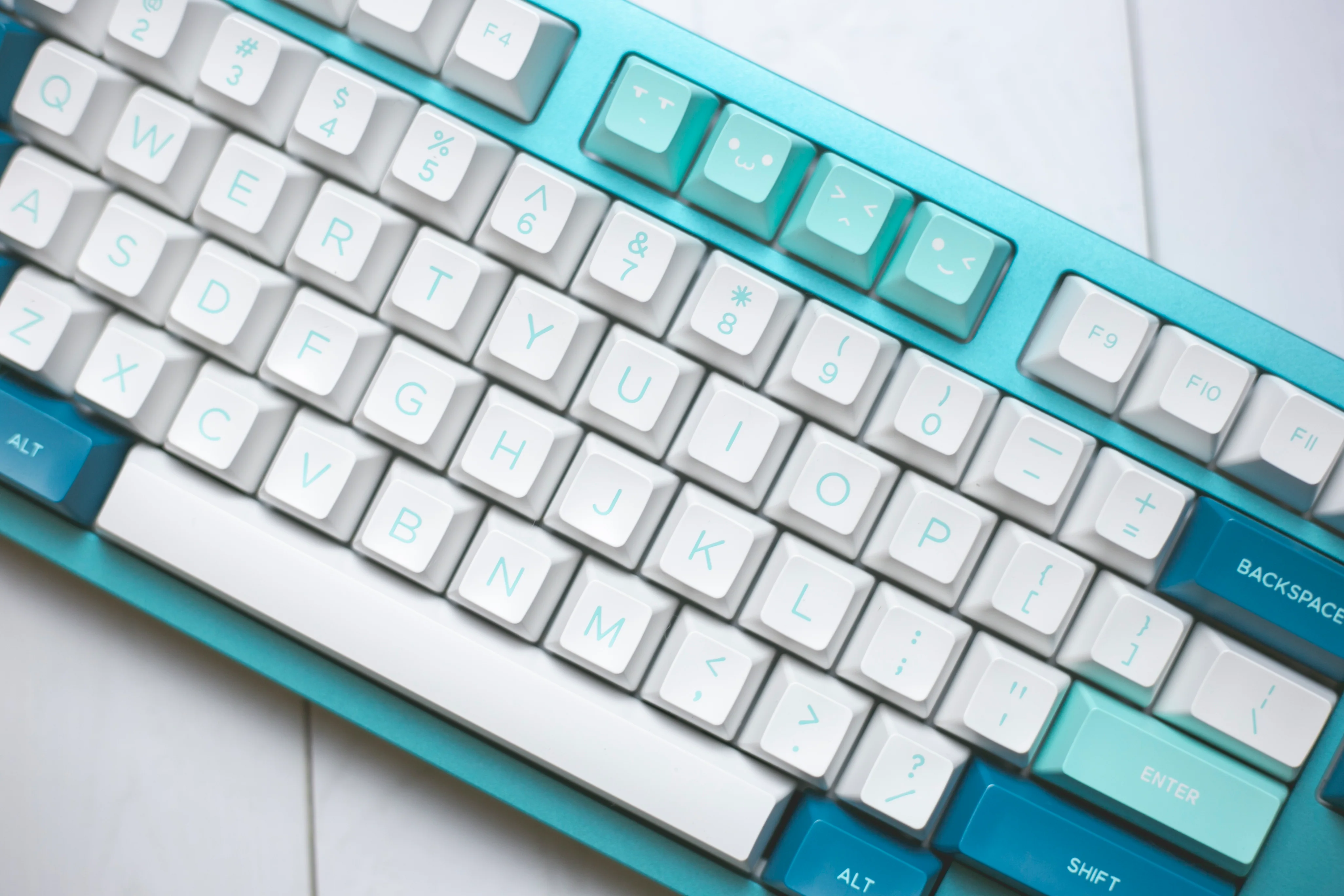 [In Stock] Domikey SA Aqua ABS Doubleshot Keyset - Image 4