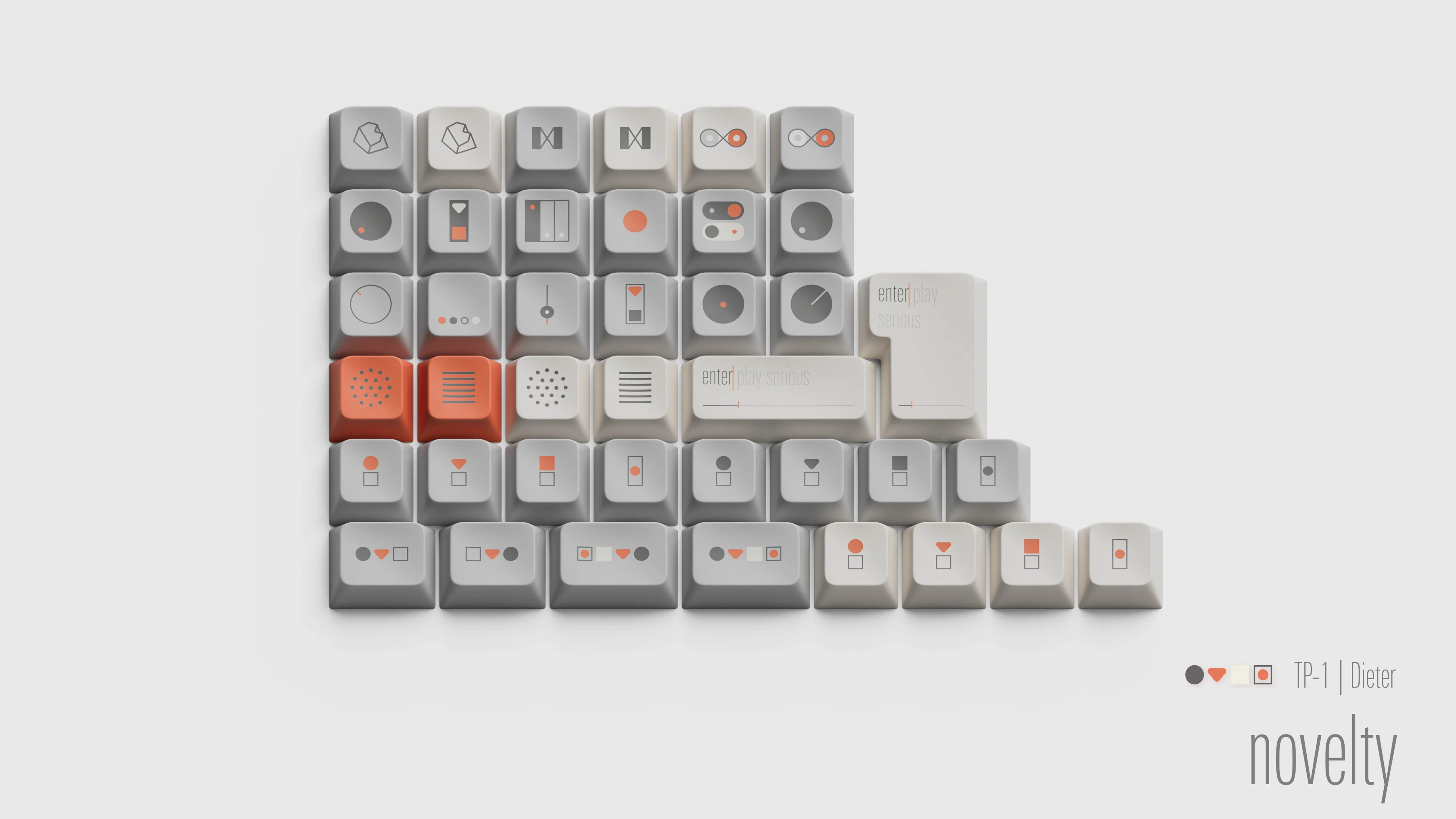 [In Stock] Geistmaschine TP-1 Dieter PBT Keycap Set - Image 12