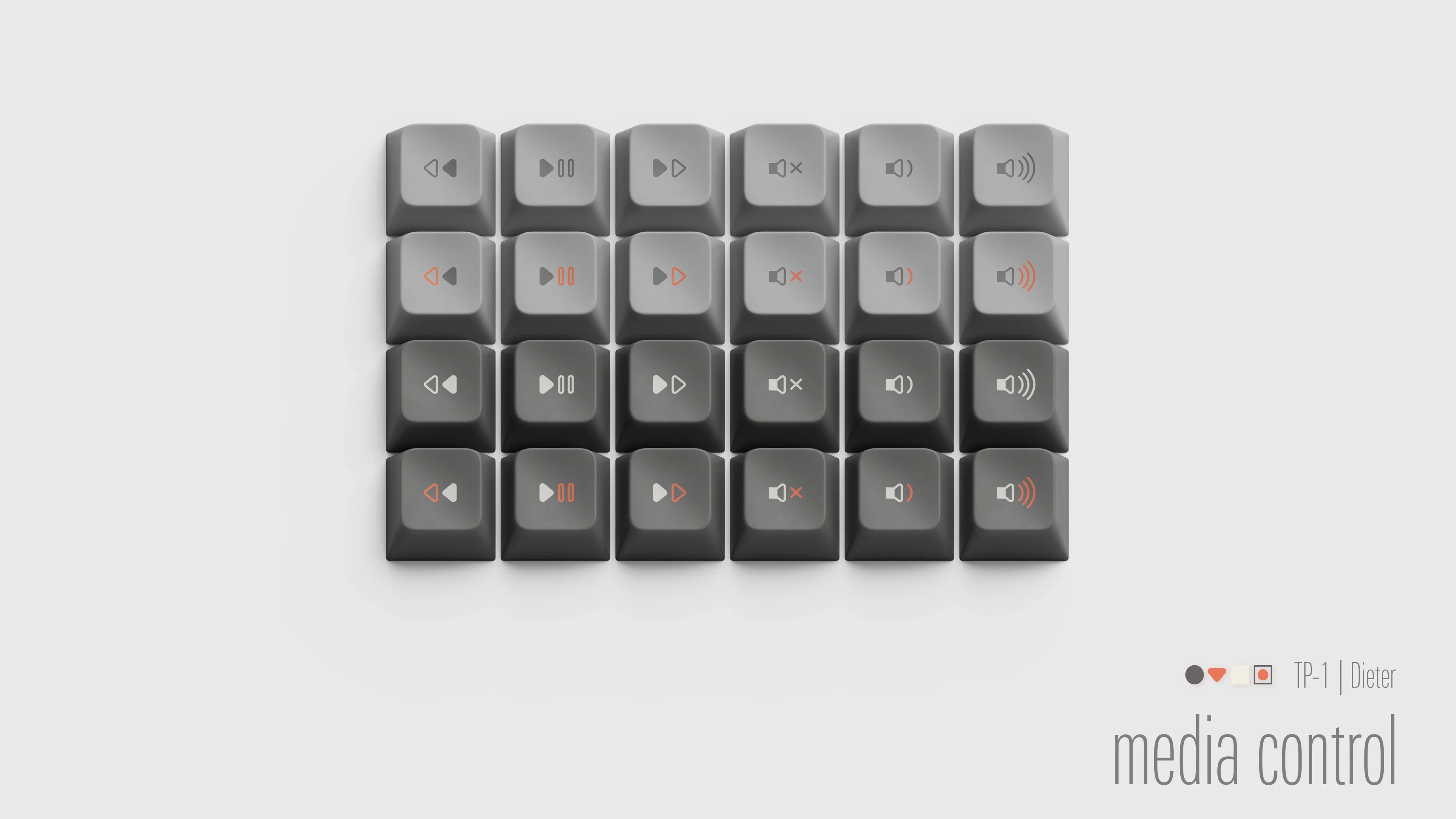 [In Stock] Geistmaschine TP-1 Dieter PBT Keycap Set - Image 14