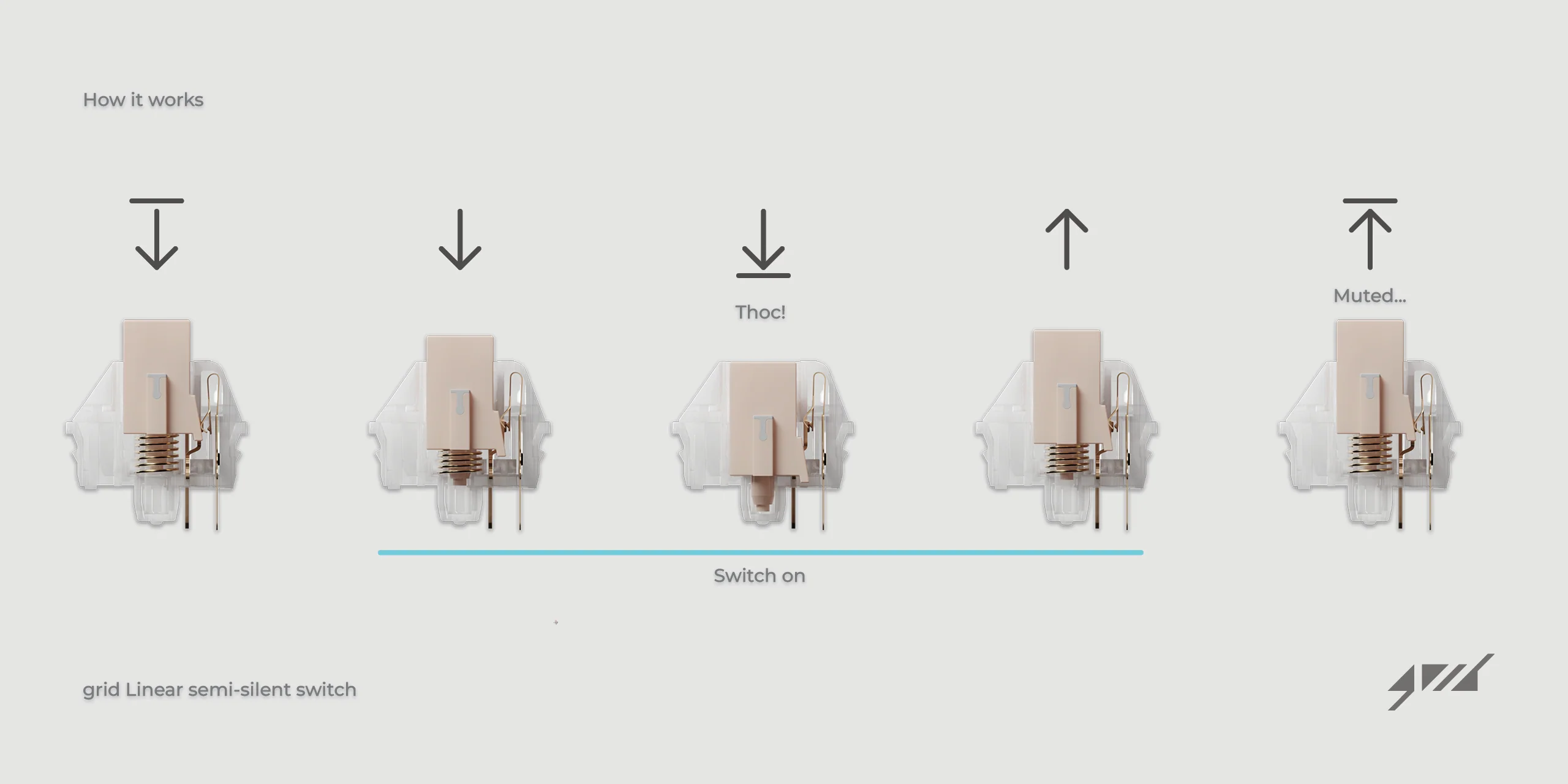 [In Stock] grid Linear Semi Silent Switches - Image 3