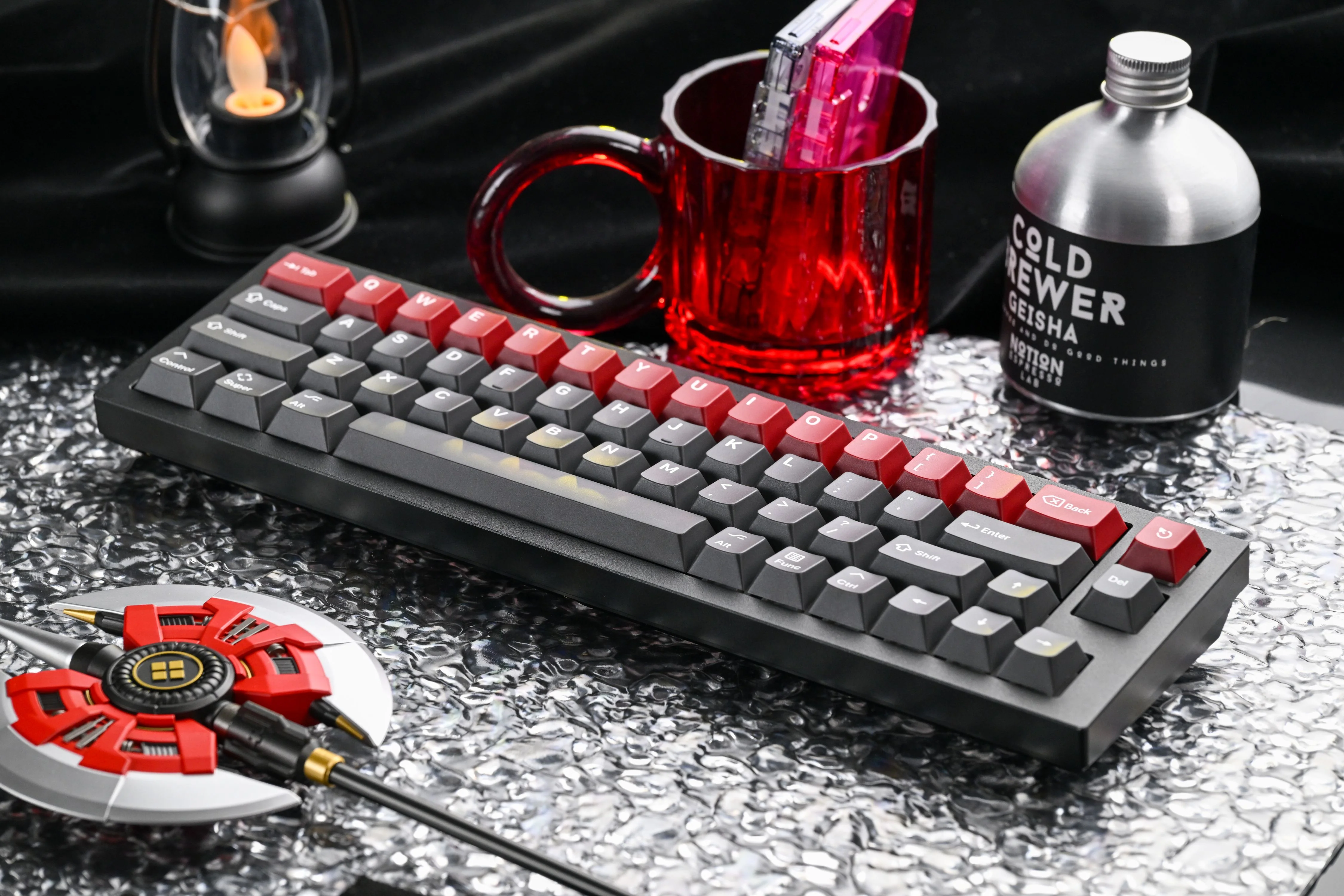 [In Stock] KAP Grey Alert PBT Double-Shot Keycap Set - Image 9