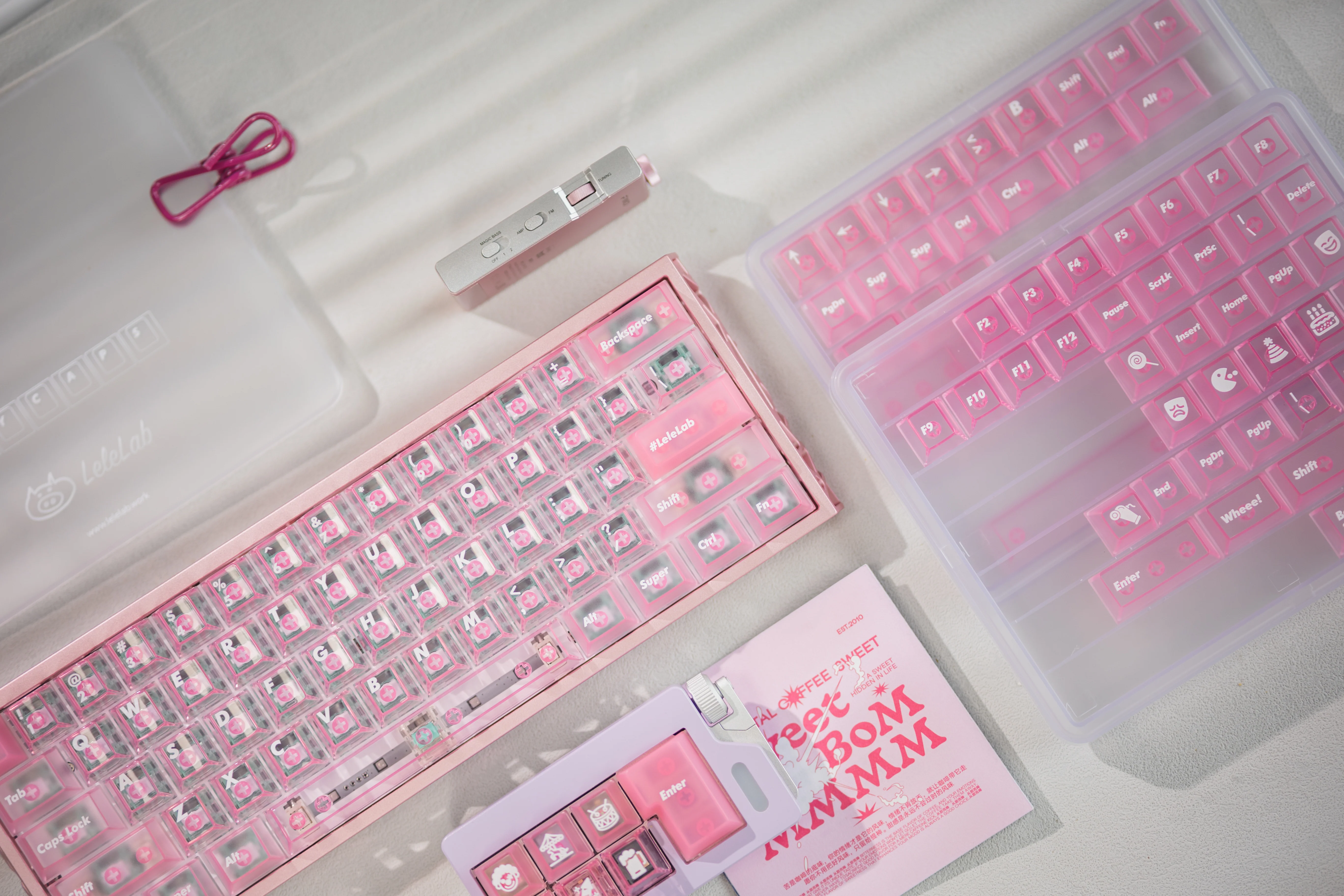 [In Stock] LeleLab Pink Carnival Keycap Set - Image 10