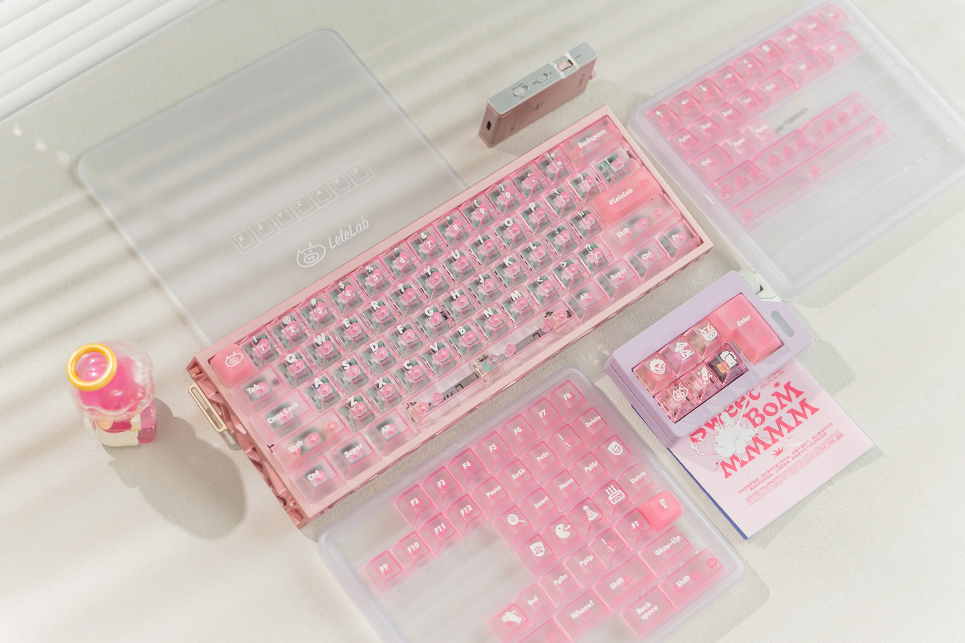 [In Stock] LeleLab Pink Carnival Keycap Set - Image 6