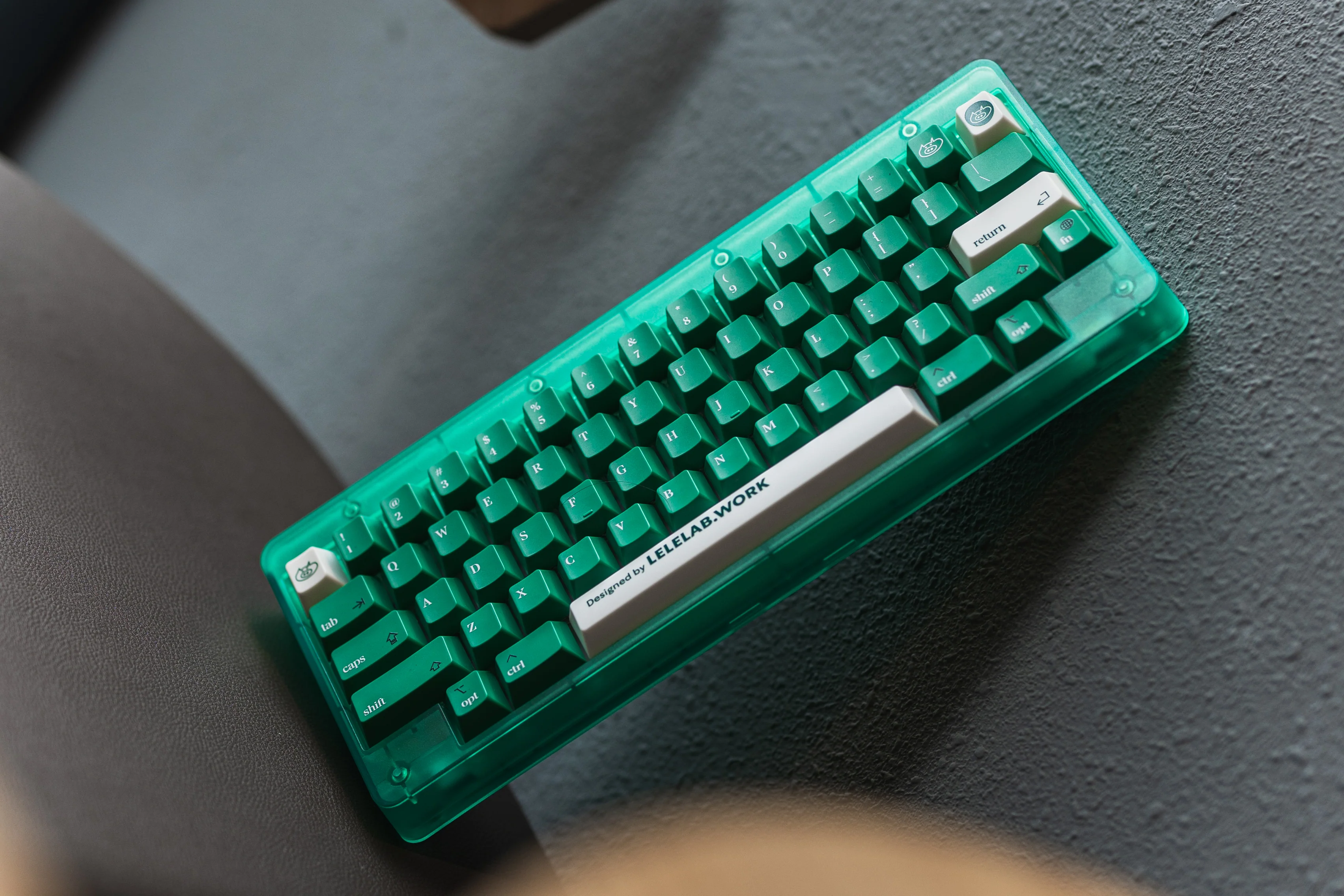 [In Stock] LeleLab Supsup Colombian Green Emerald Keycap Set - Image 10