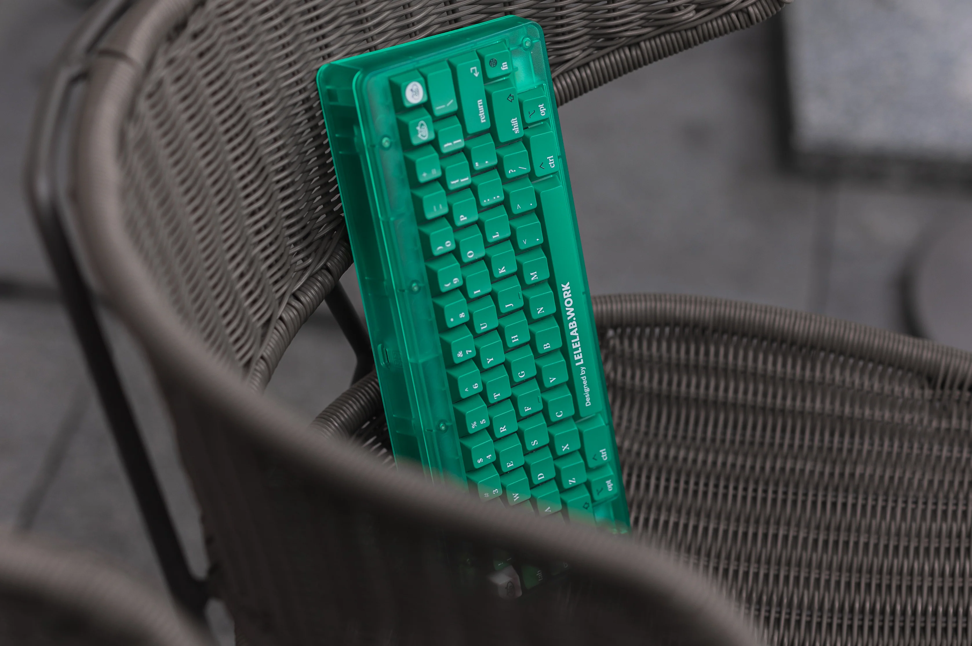 [In Stock] LeleLab Supsup Colombian Green Emerald Keycap Set - Image 16