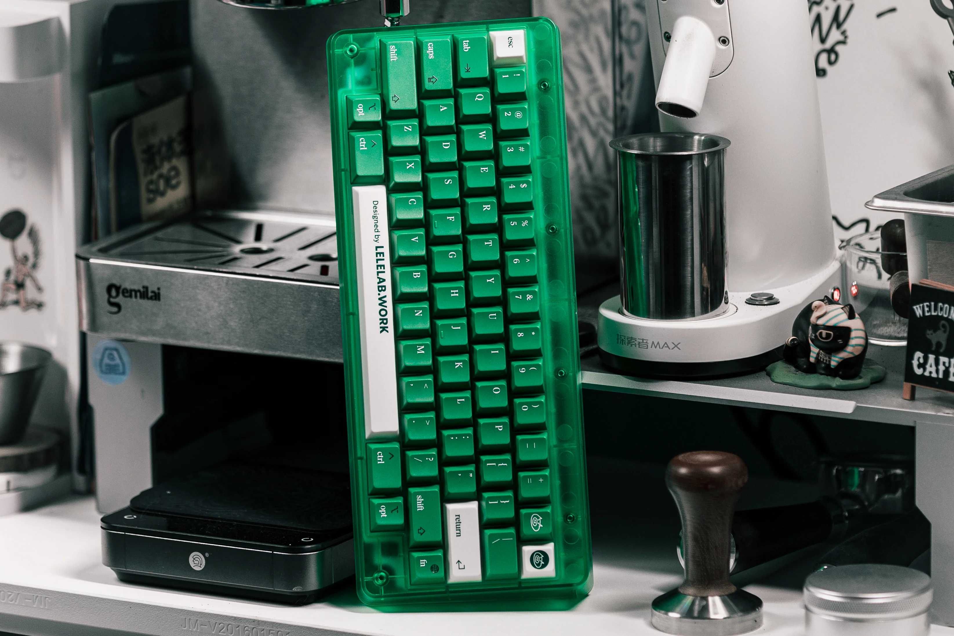[In Stock] LeleLab Supsup Colombian Green Emerald Keycap Set - Image 20