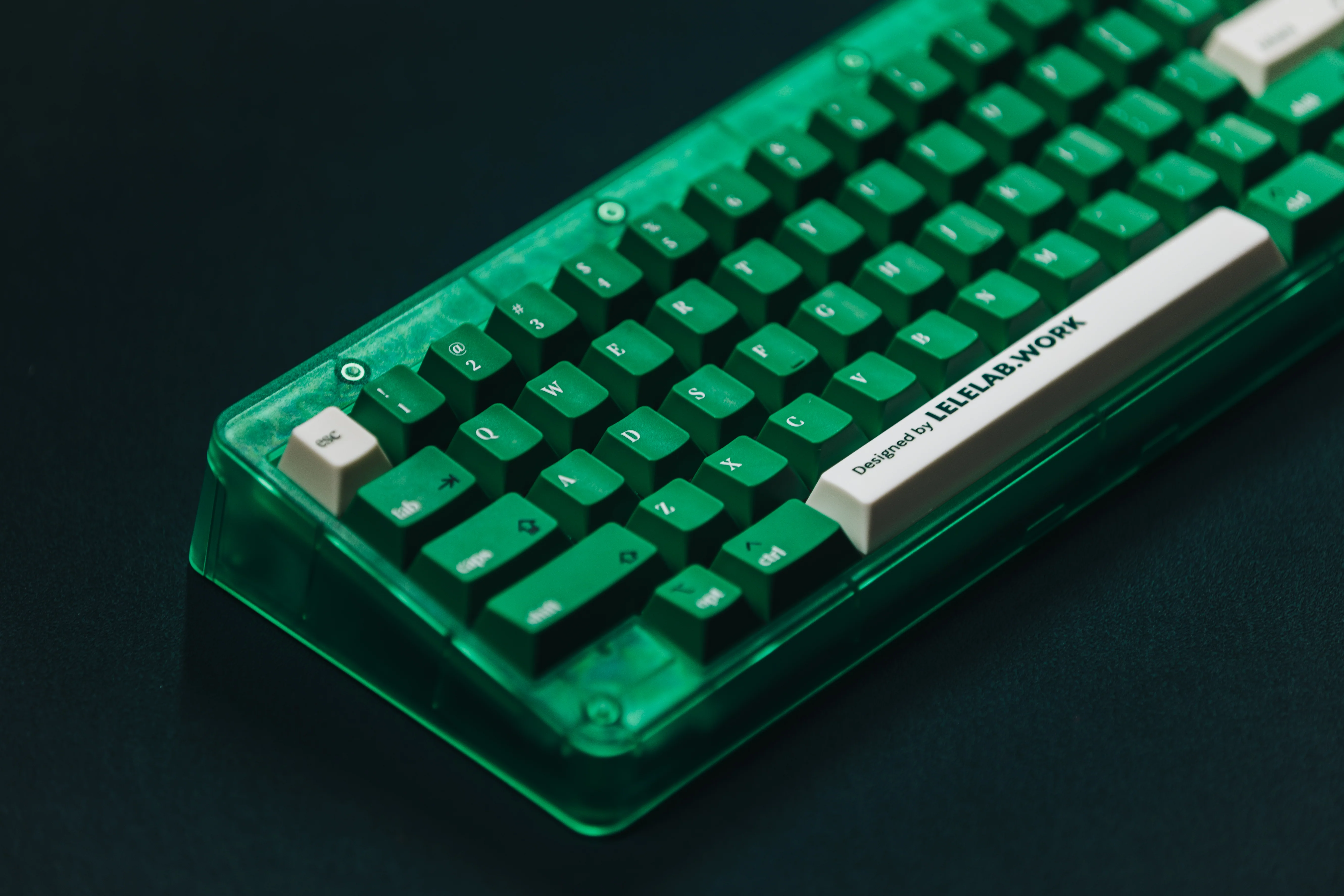 [In Stock] LeleLab Supsup Colombian Green Emerald Keycap Set - Image 3