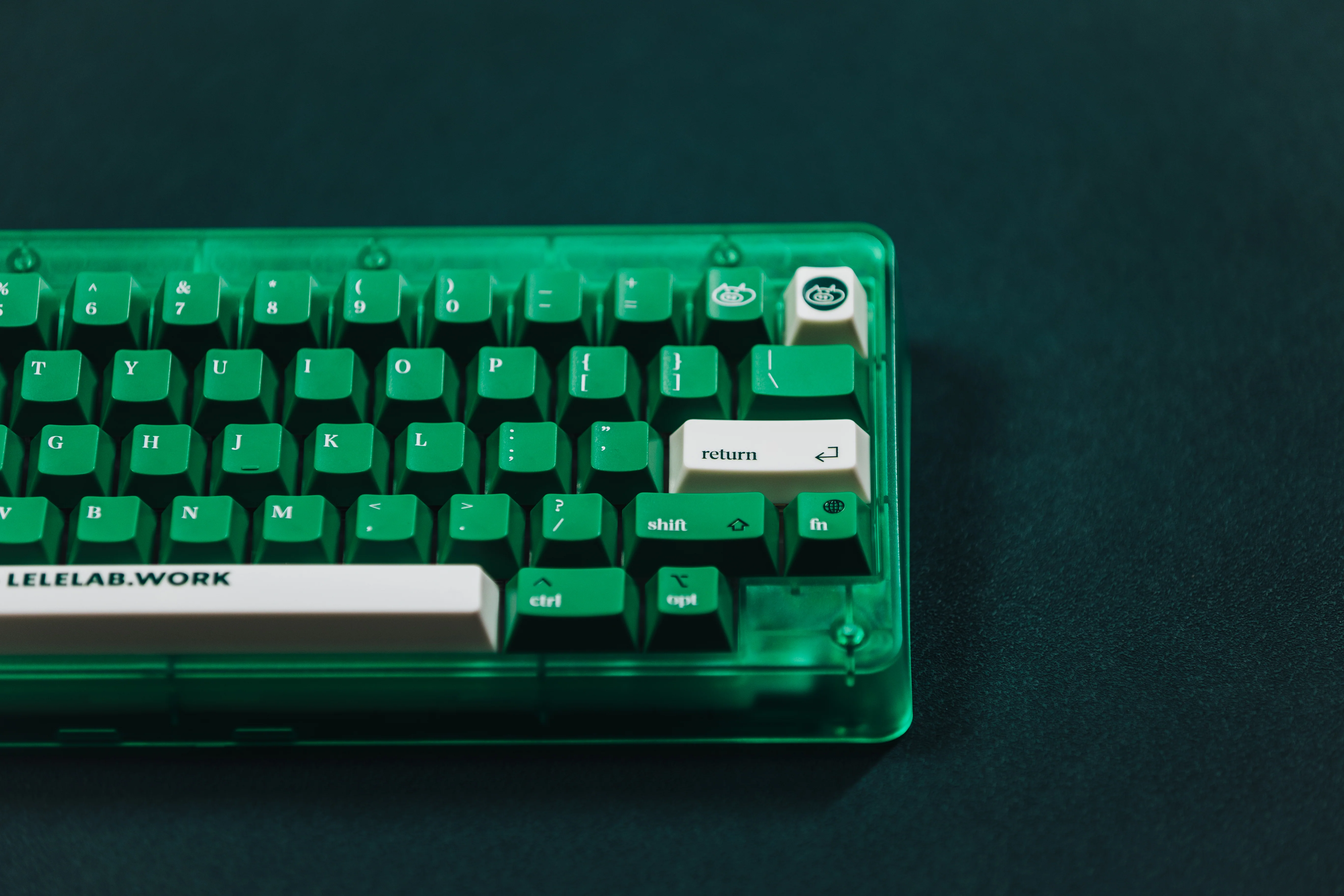 [In Stock] LeleLab Supsup Colombian Green Emerald Keycap Set - Image 4