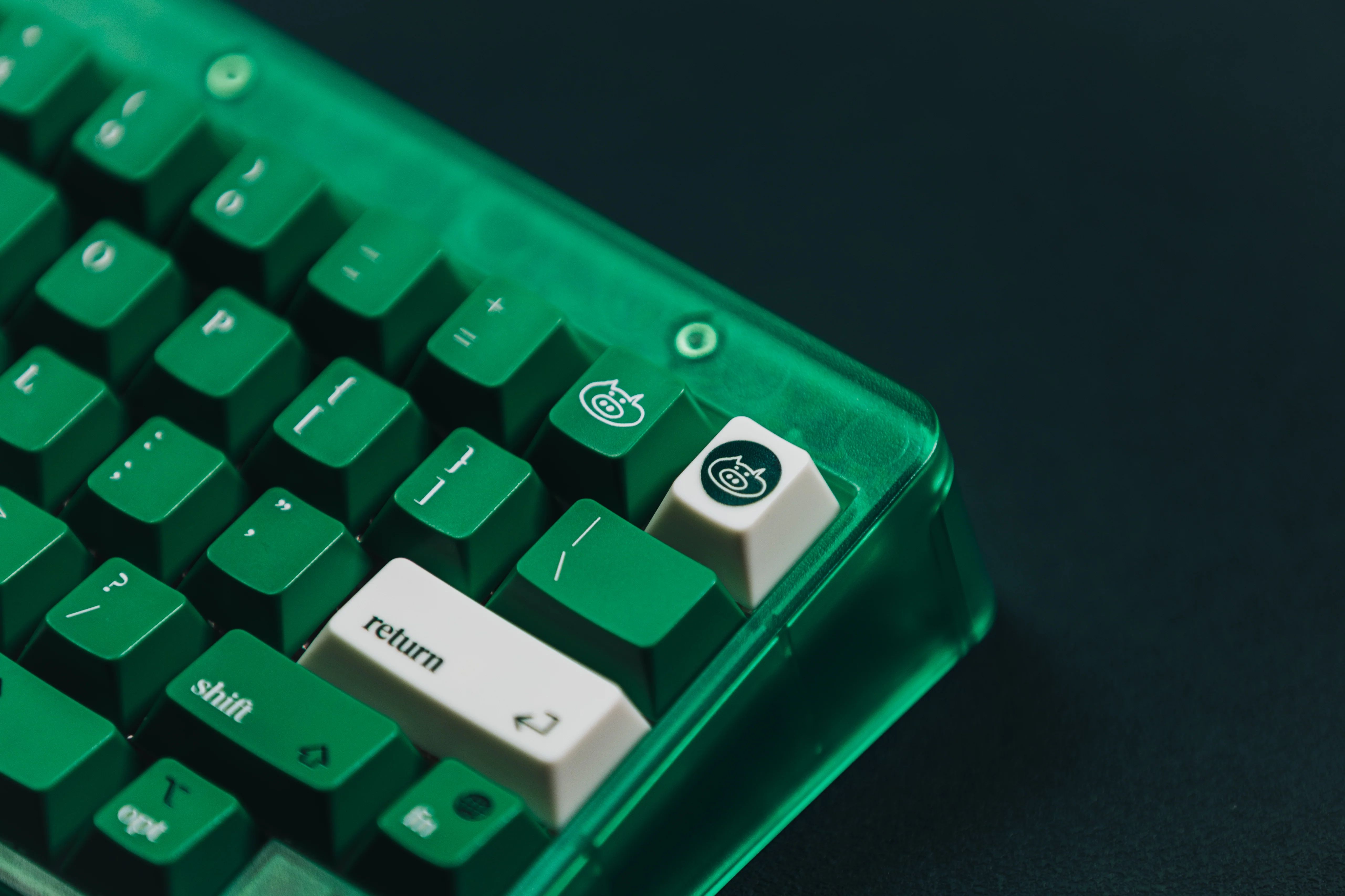[In Stock] LeleLab Supsup Colombian Green Emerald Keycap Set - Image 5