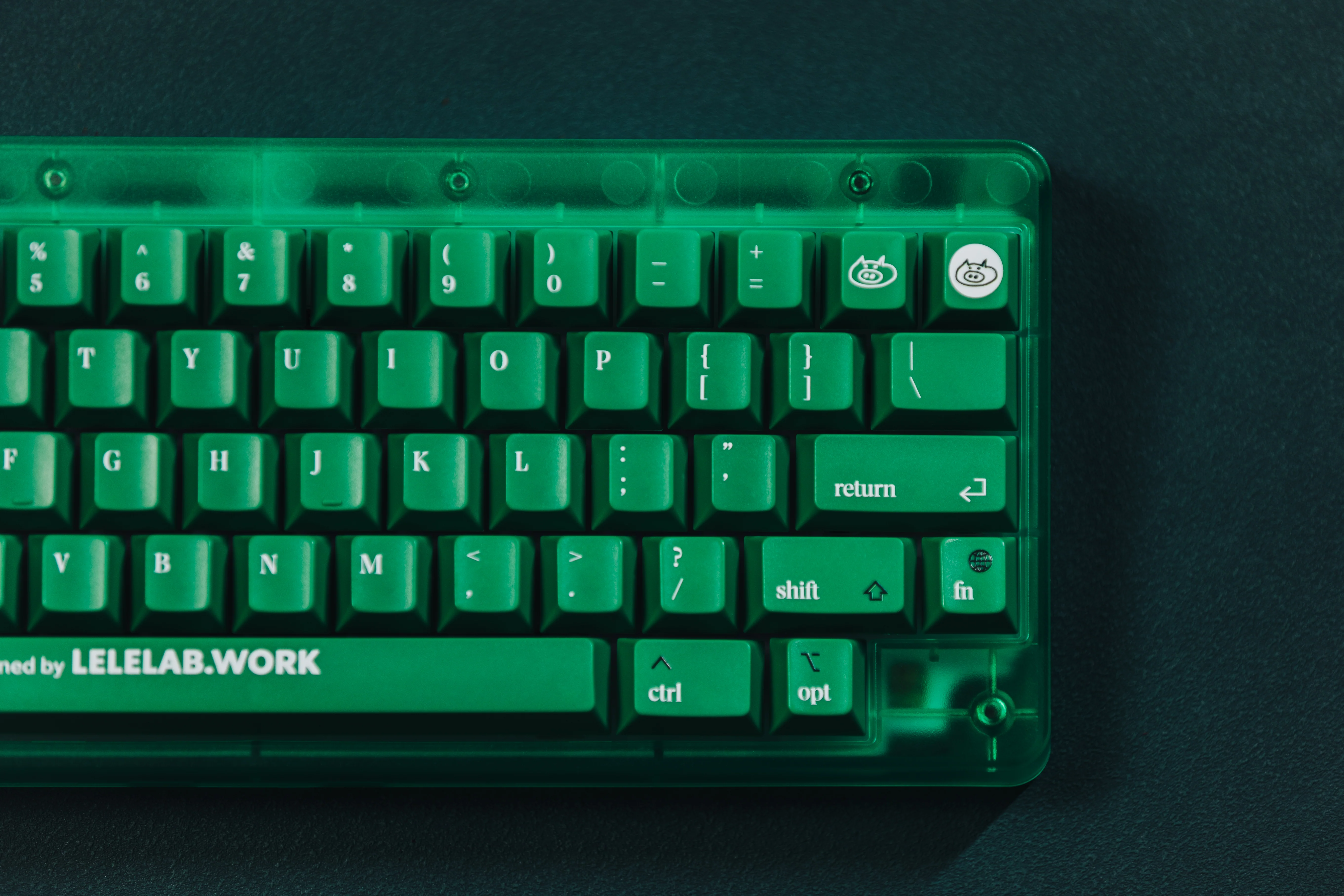 [In Stock] LeleLab Supsup Colombian Green Emerald Keycap Set - Image 6