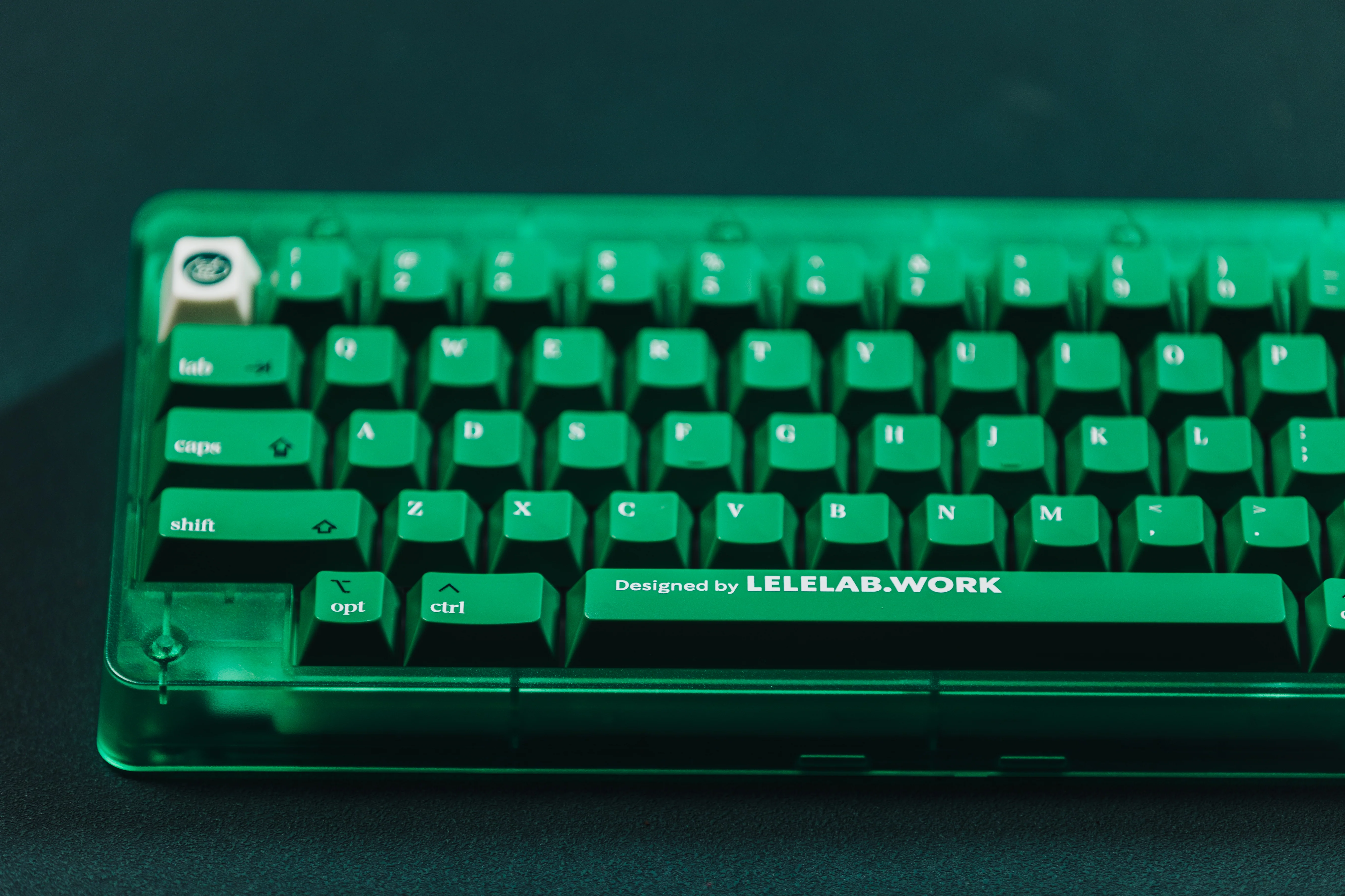 [In Stock] LeleLab Supsup Colombian Green Emerald Keycap Set - Image 7