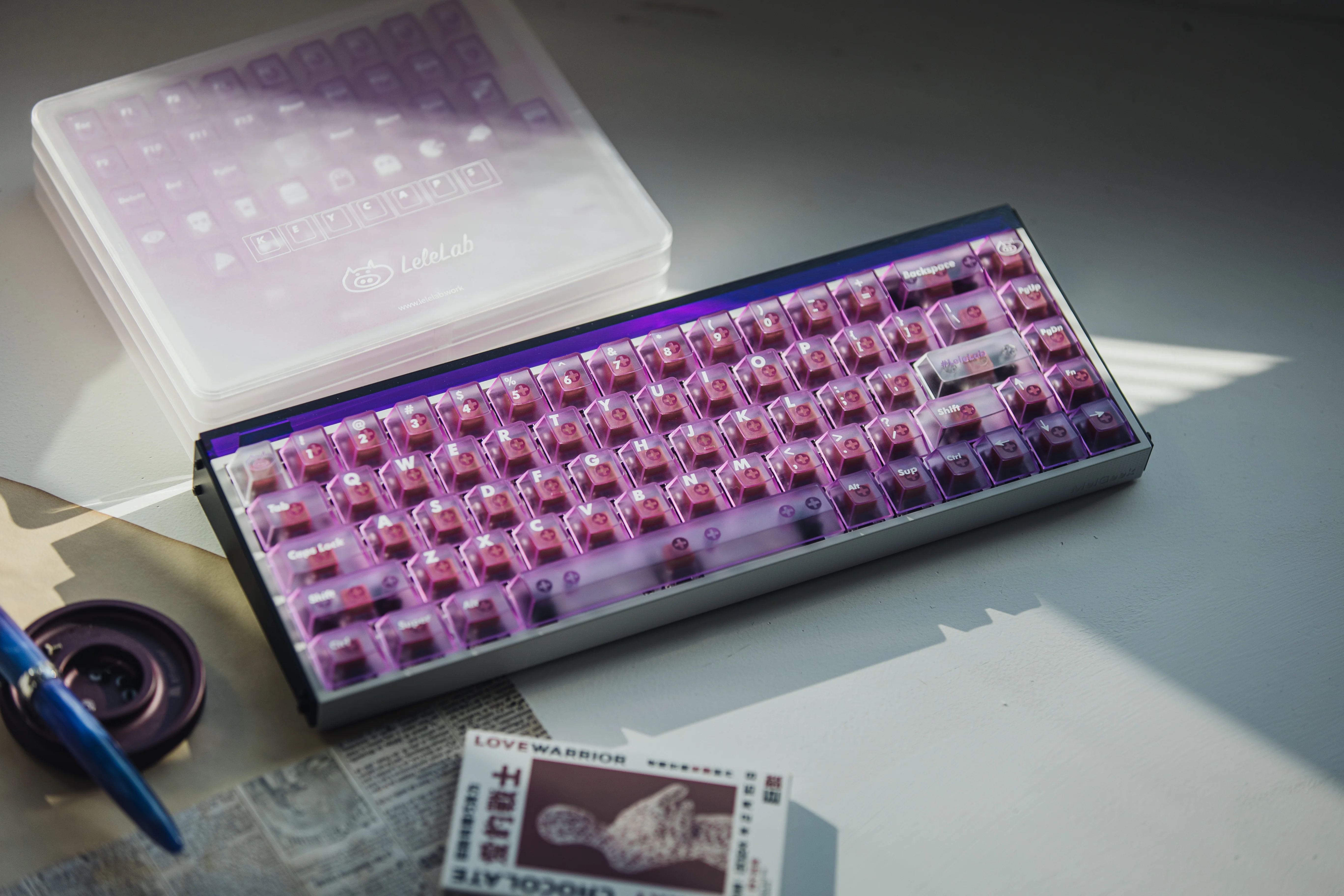 [In Stock] LeleLab Supsup Purple Keycap Set - Image 13