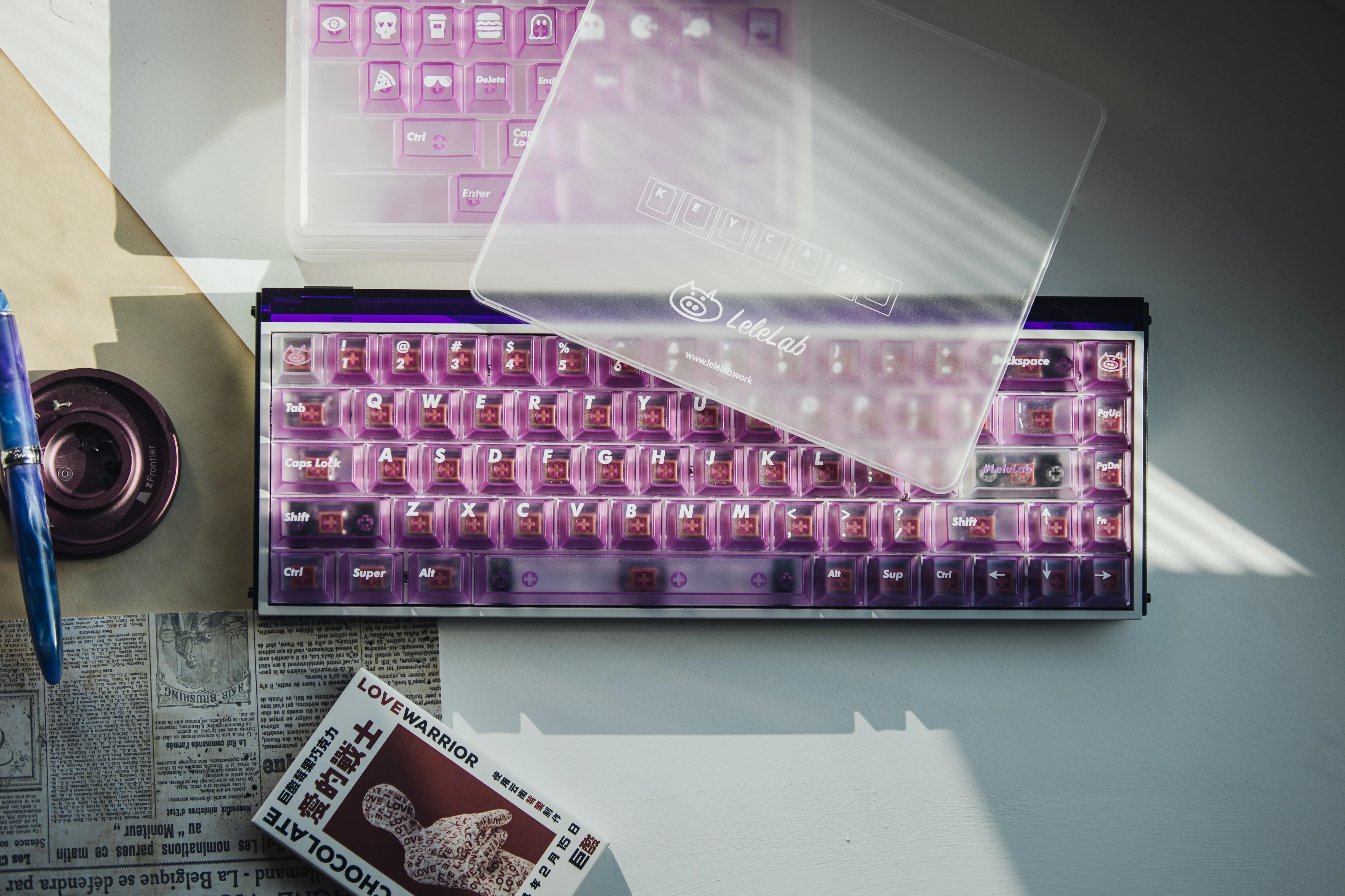 [In Stock] LeleLab Supsup Purple Keycap Set - Image 14
