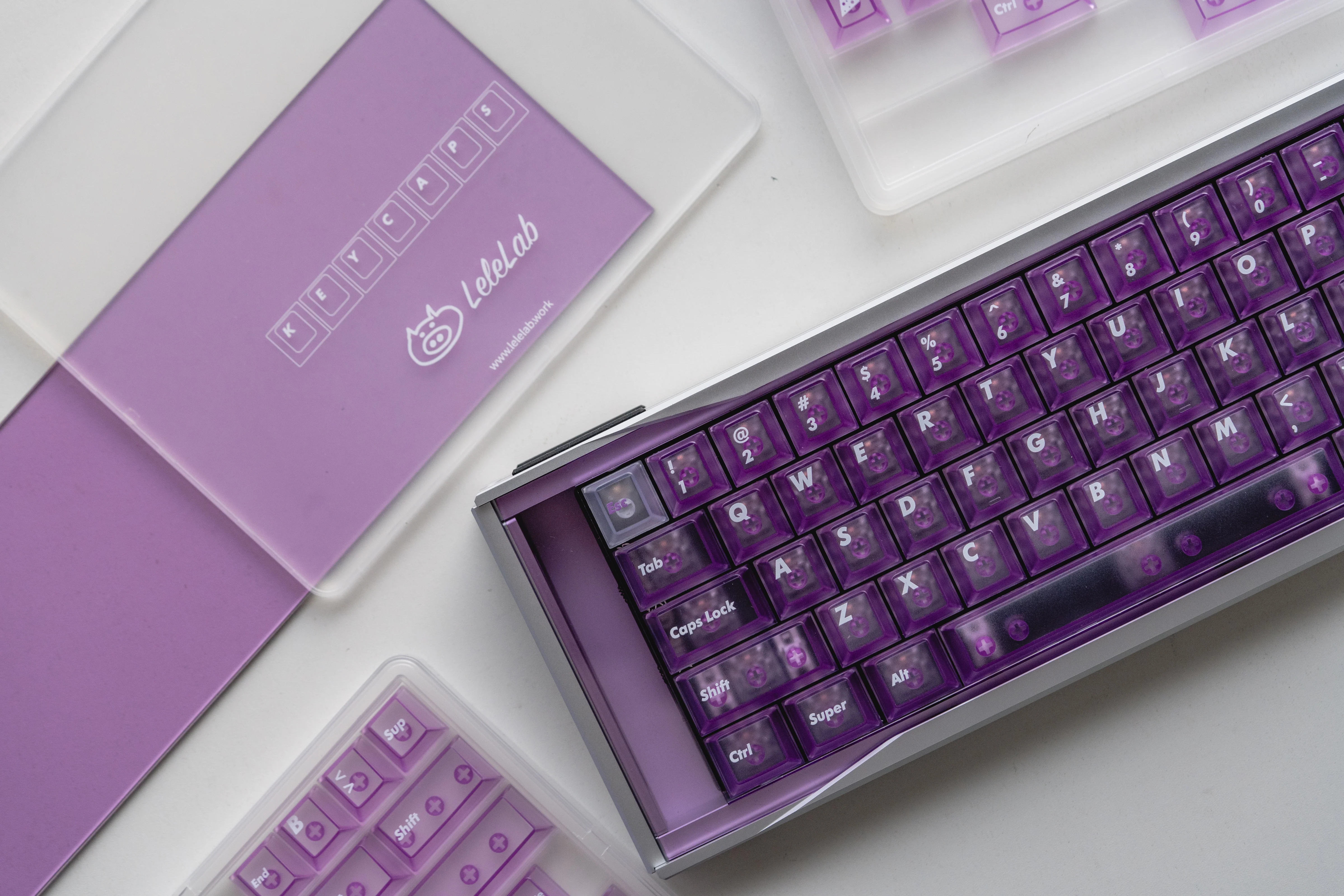 [In Stock] LeleLab Supsup Purple Keycap Set - Image 3