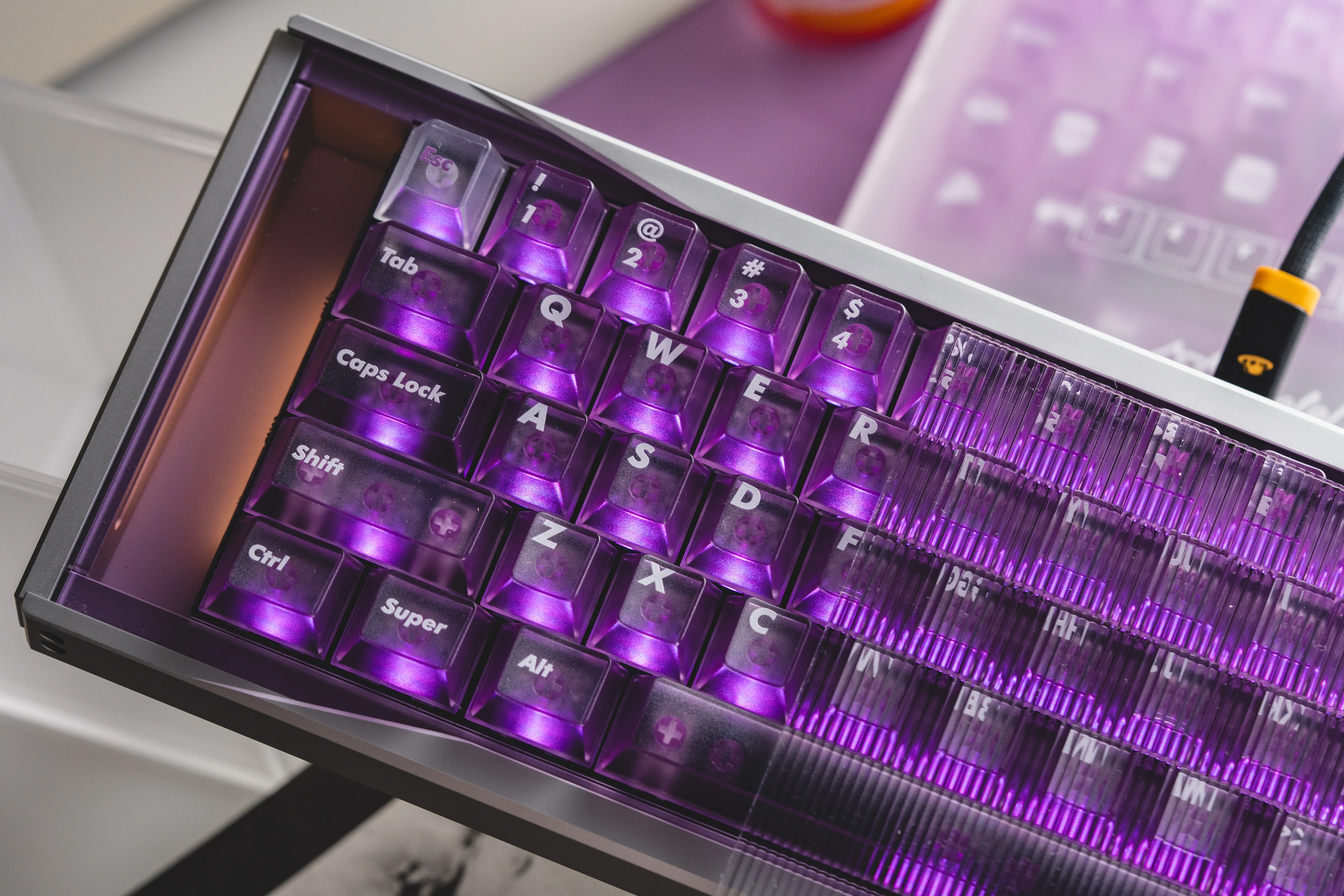 [In Stock] LeleLab Supsup Purple Keycap Set - Image 8