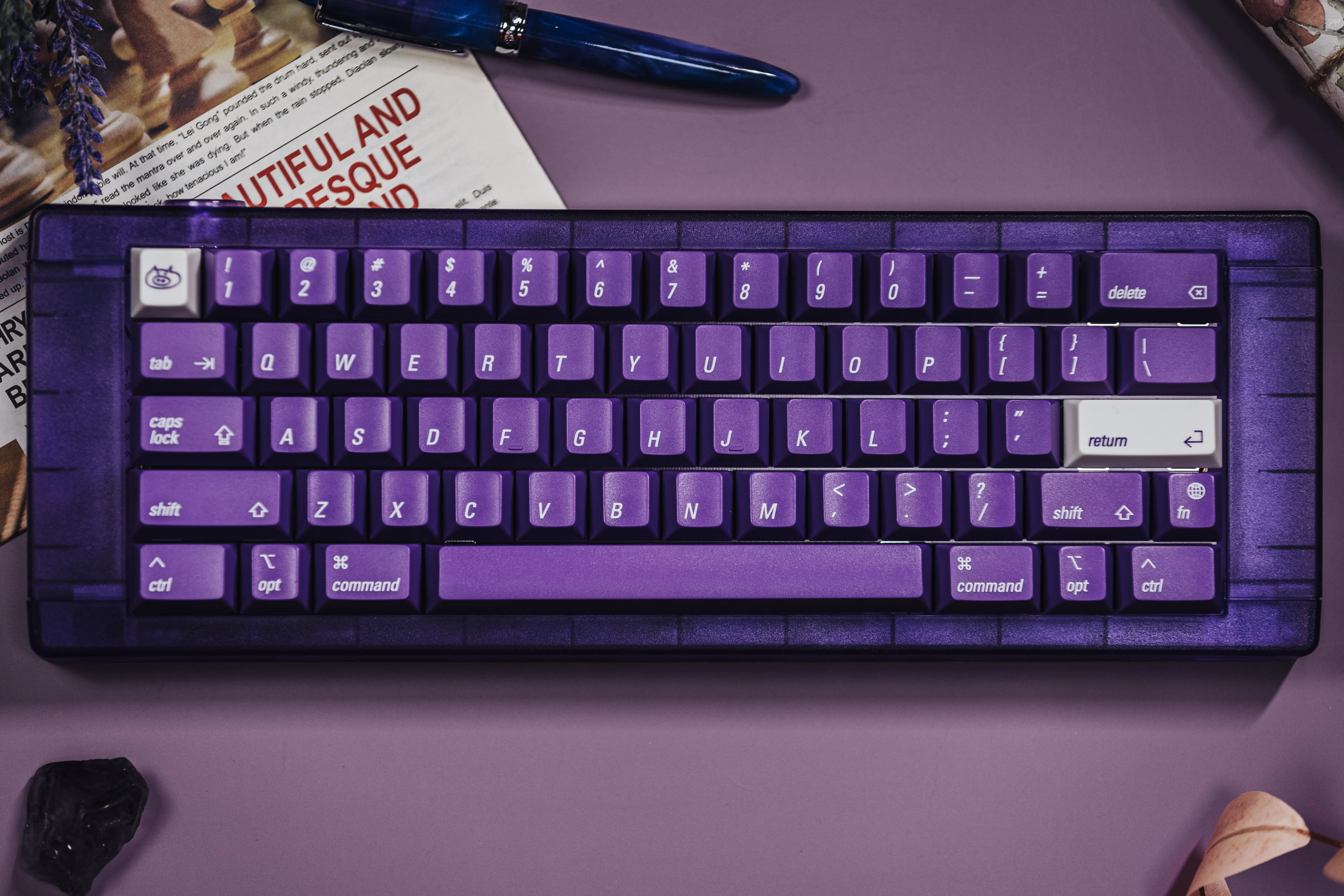 [In Stock] LeleLab Supsup Purpple MacOS Keycap Set - Image 5