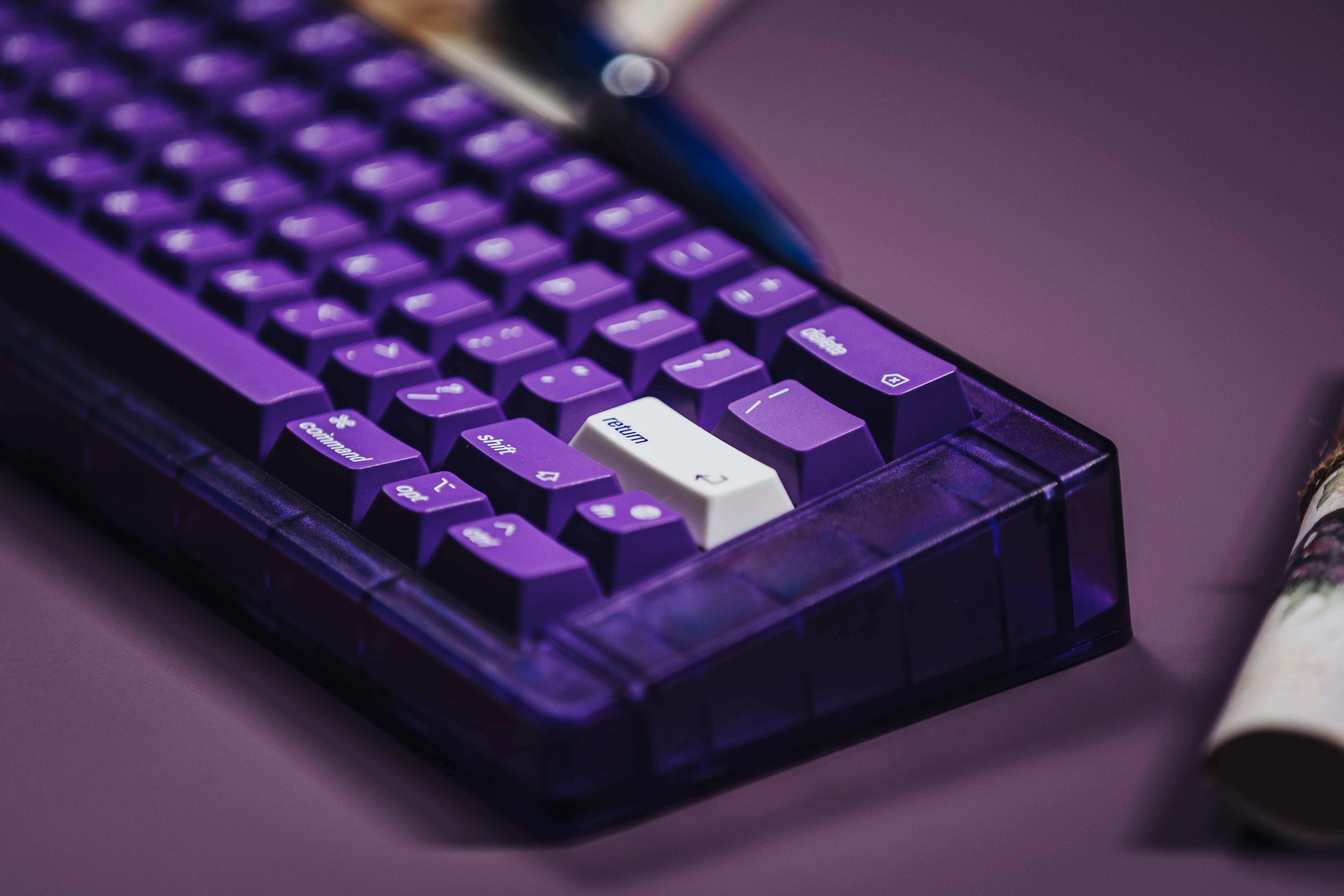 [In Stock] LeleLab Supsup Purpple MacOS Keycap Set - Image 7