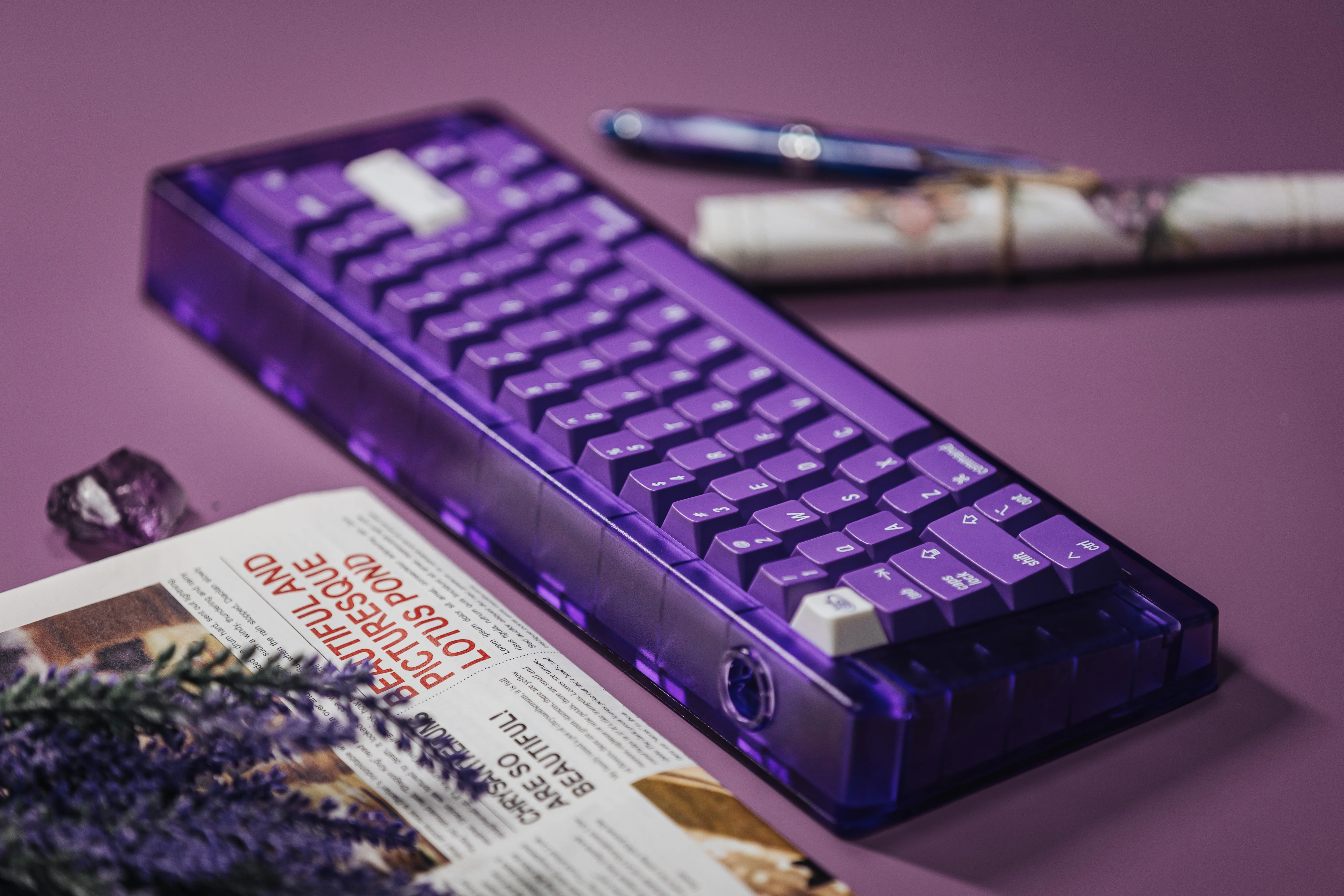 [In Stock] LeleLab Supsup Purpple MacOS Keycap Set - Image 8