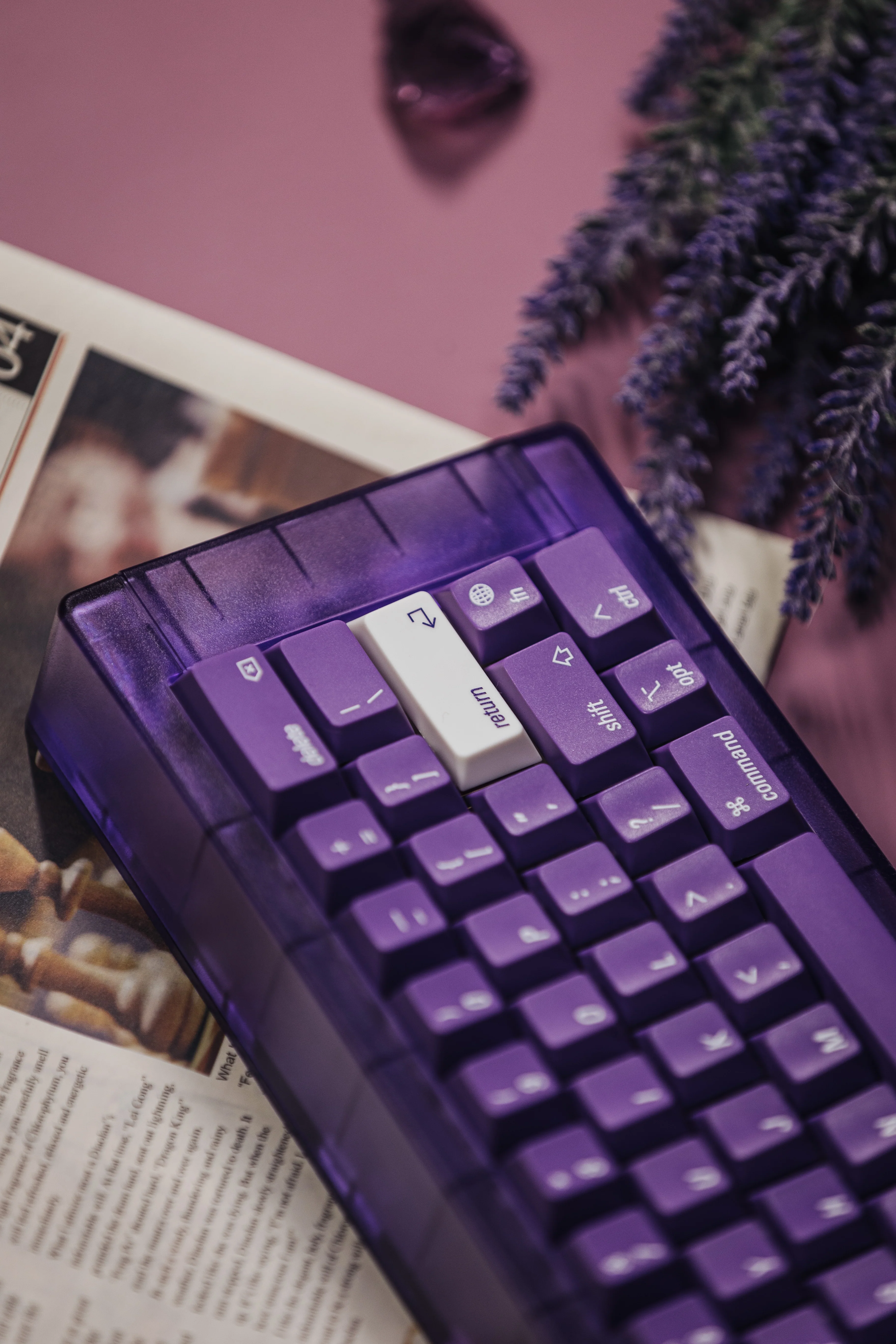 [In Stock] LeleLab Supsup Purpple MacOS Keycap Set - Image 9