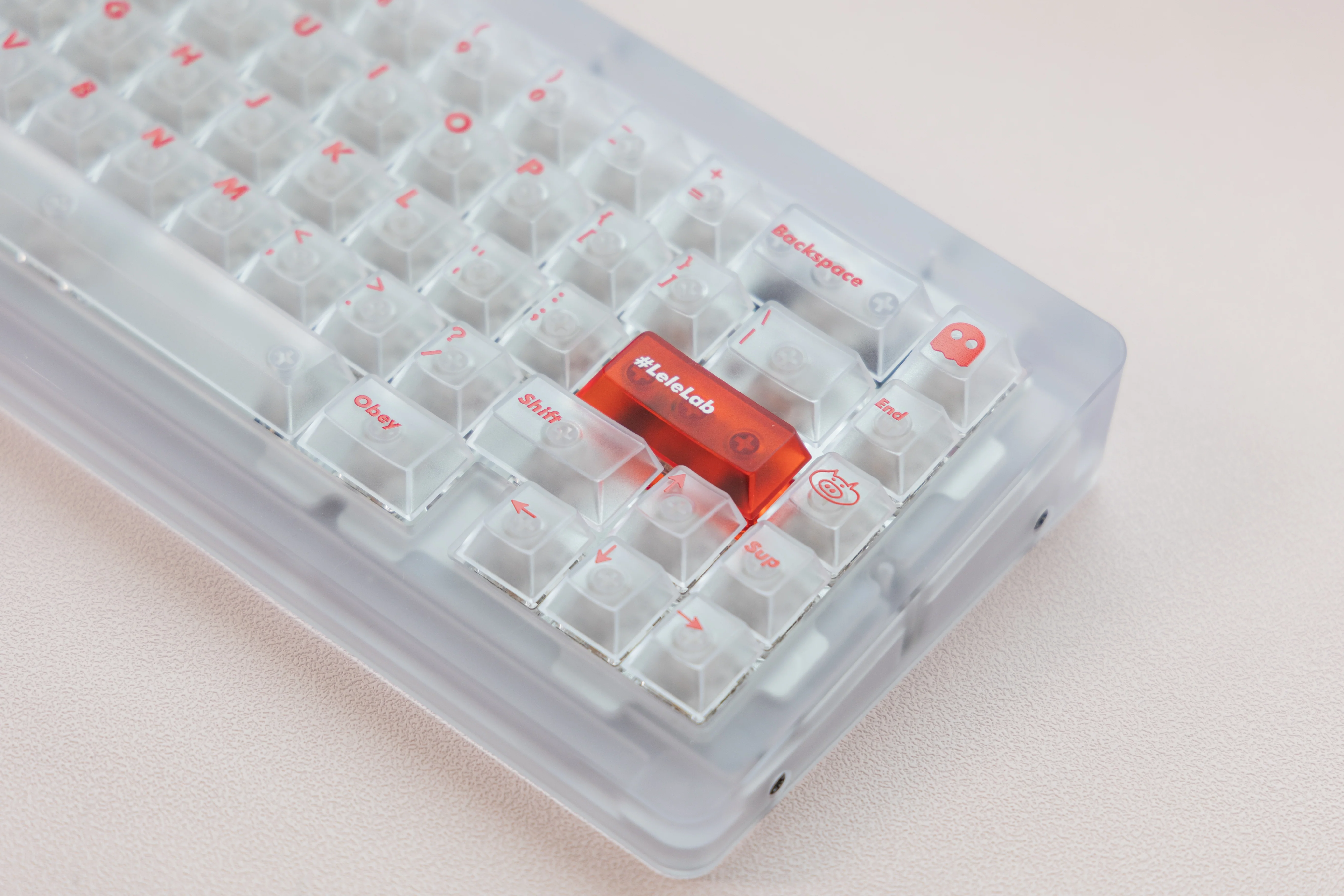 [In Stock] LeleLab Supsup SuperX White Keycap Set - Image 6