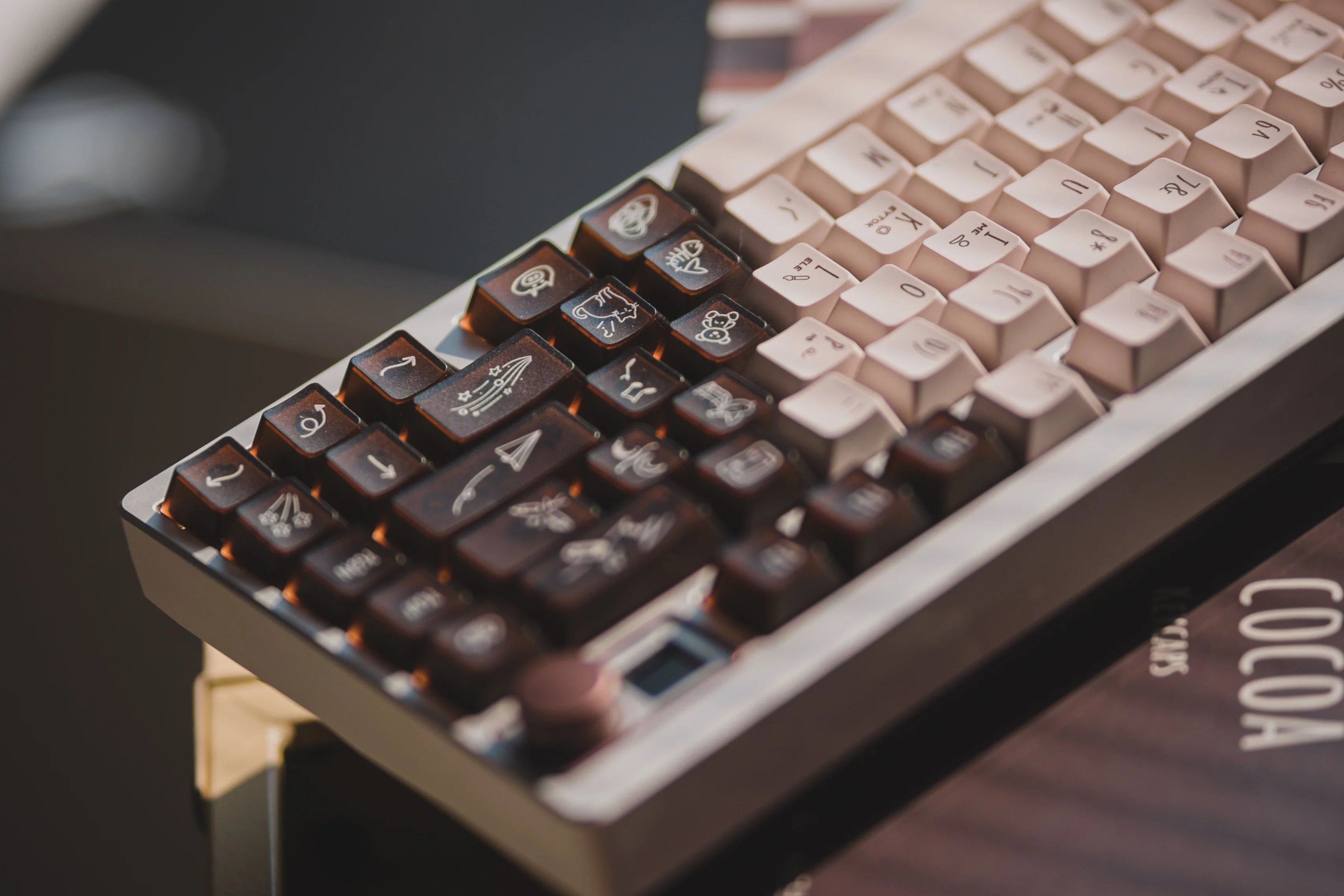 [In Stock] LeleLab x KeyTok Good Night,Cocoa Keycaps Set - Image 10