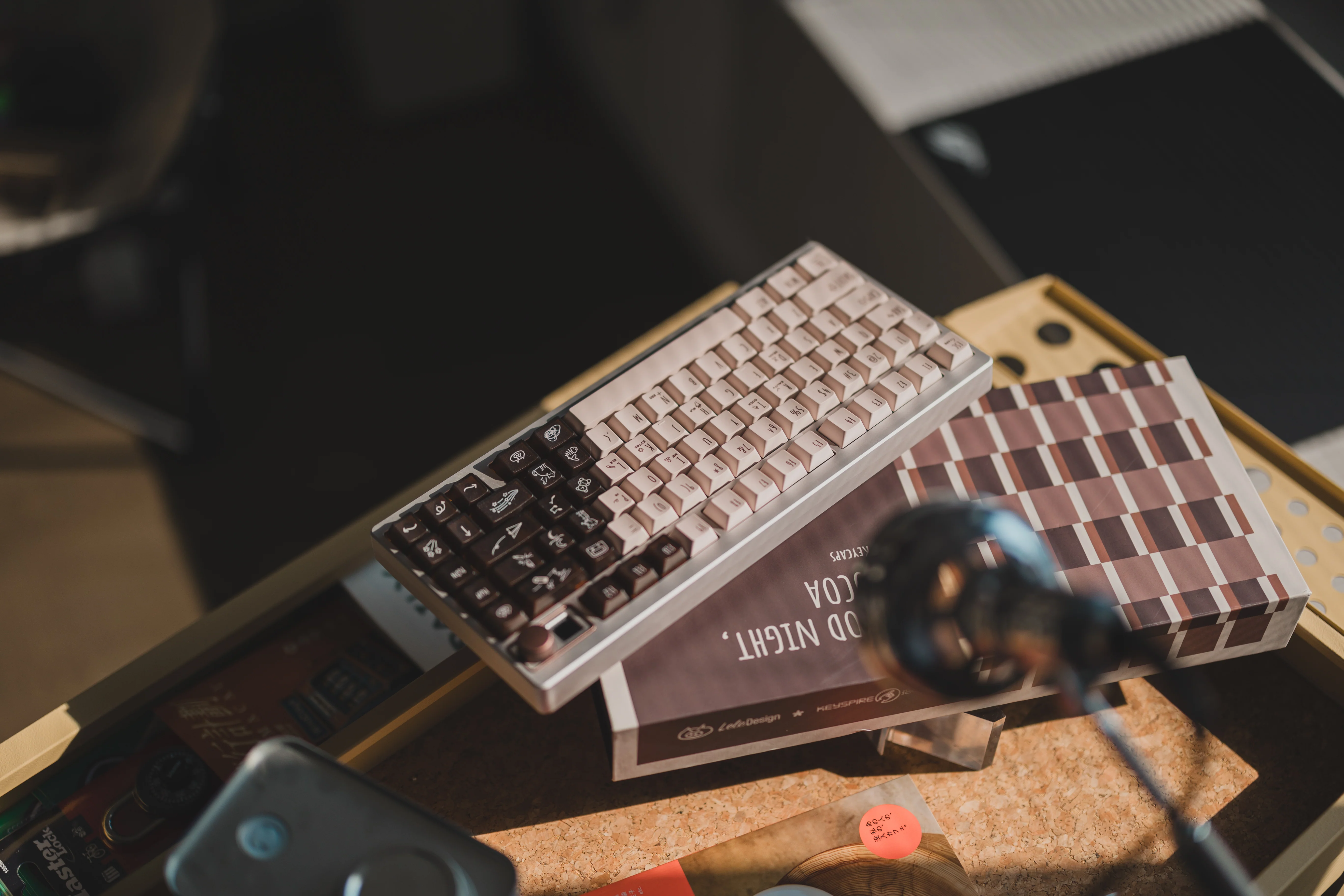 [In Stock] LeleLab x KeyTok Good Night,Cocoa Keycaps Set - Image 11