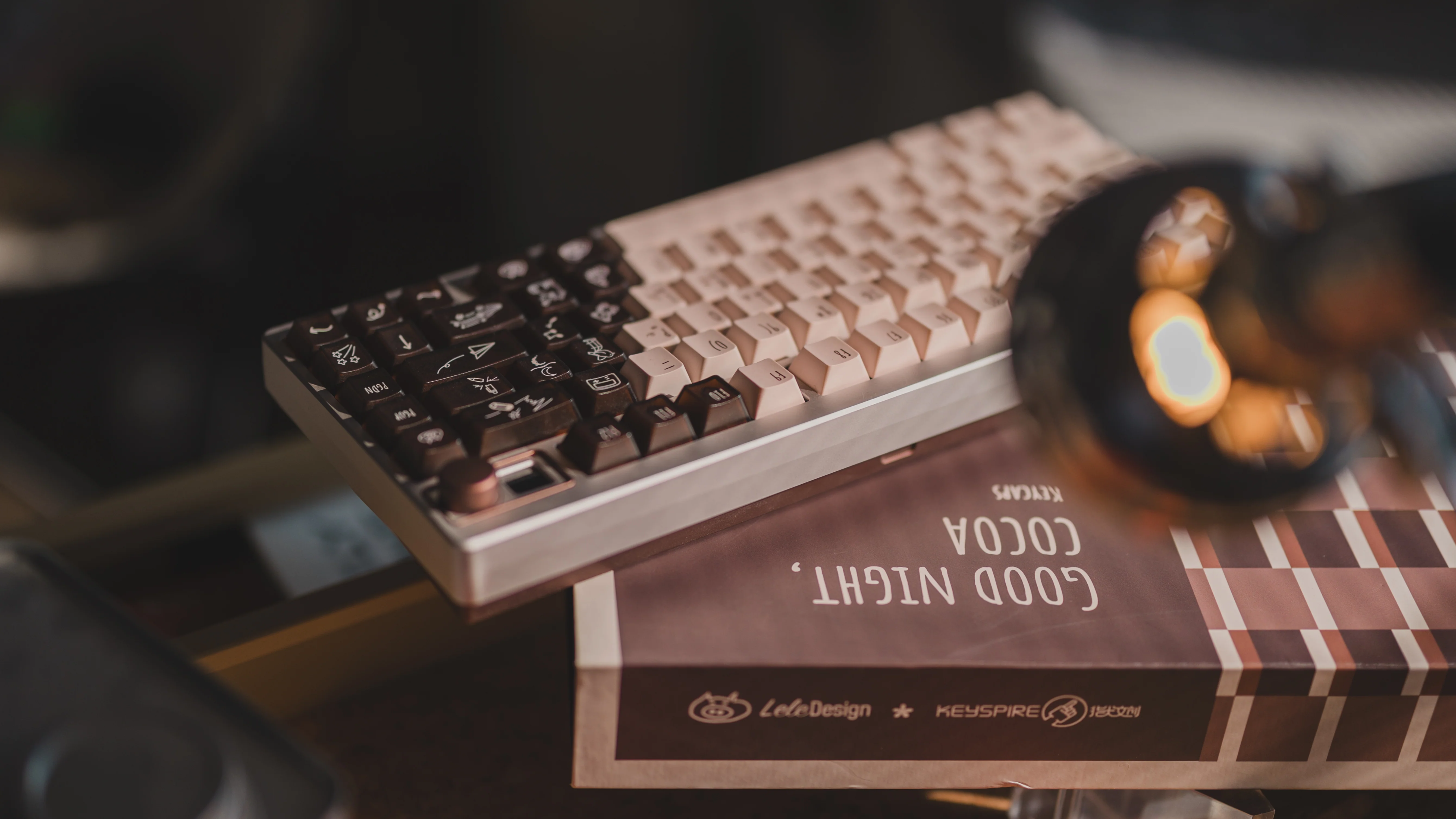 [In Stock] LeleLab x KeyTok Good Night,Cocoa Keycaps Set - Image 12