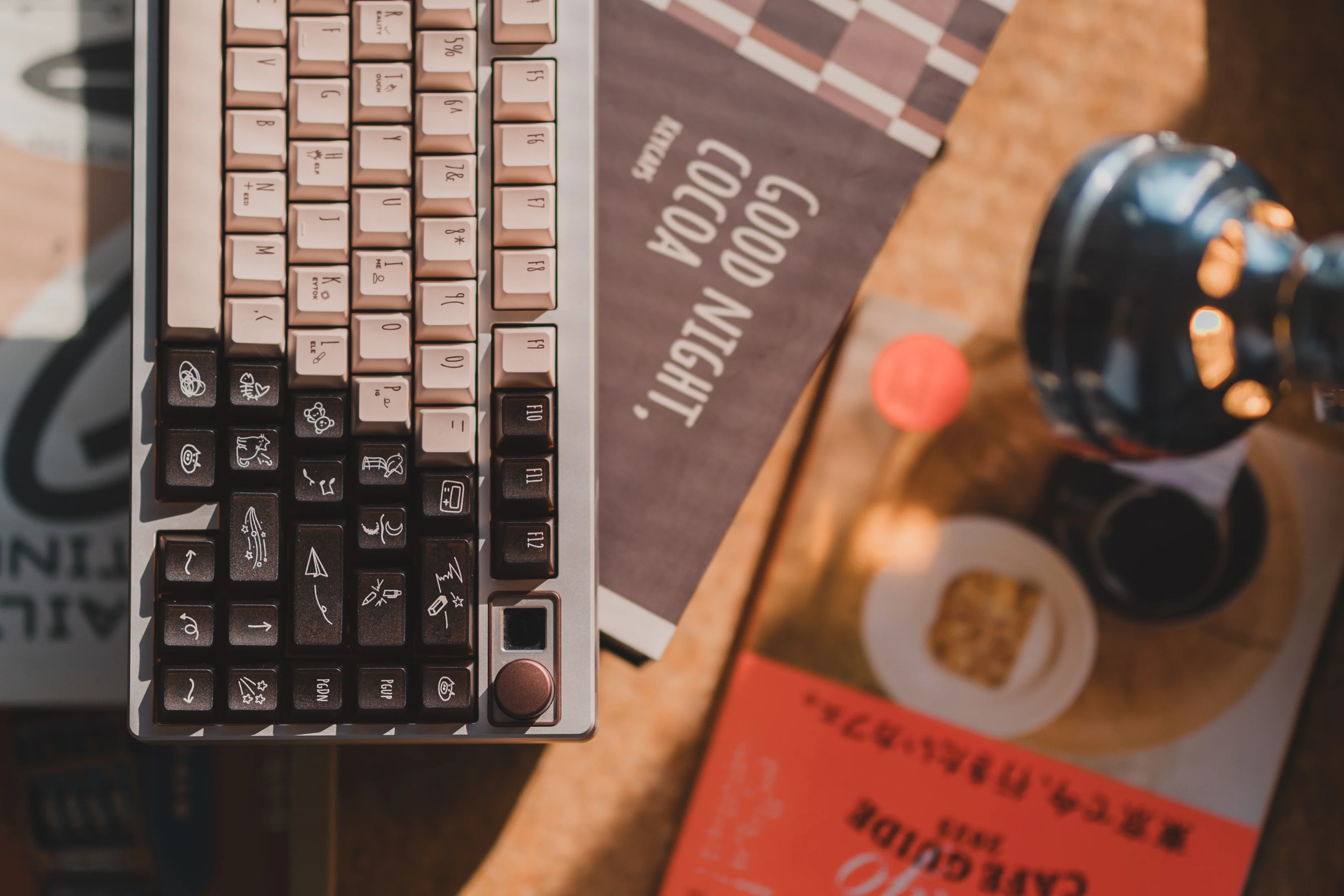 [In Stock] LeleLab x KeyTok Good Night,Cocoa Keycaps Set - Image 14