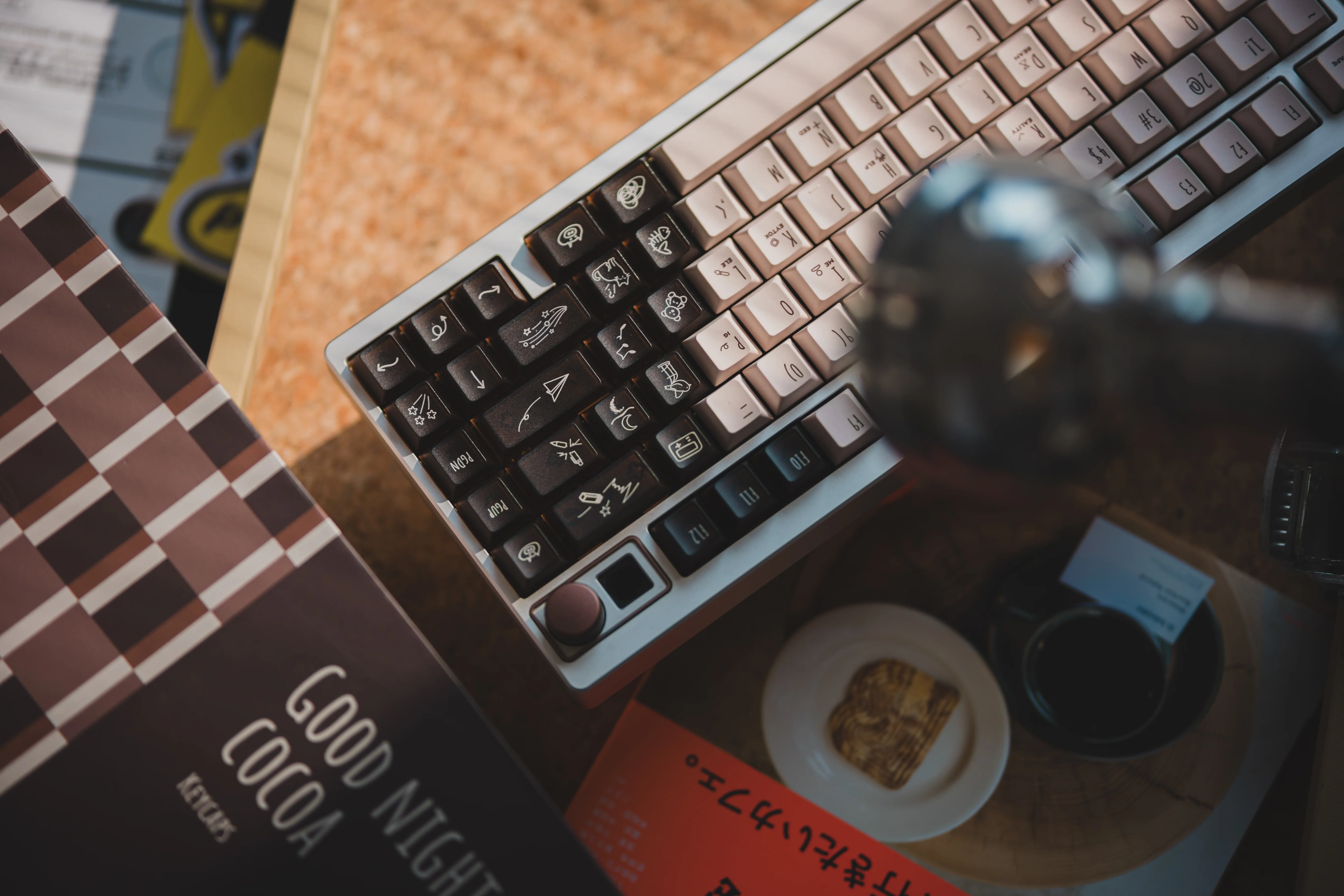 [In Stock] LeleLab x KeyTok Good Night,Cocoa Keycaps Set - Image 4