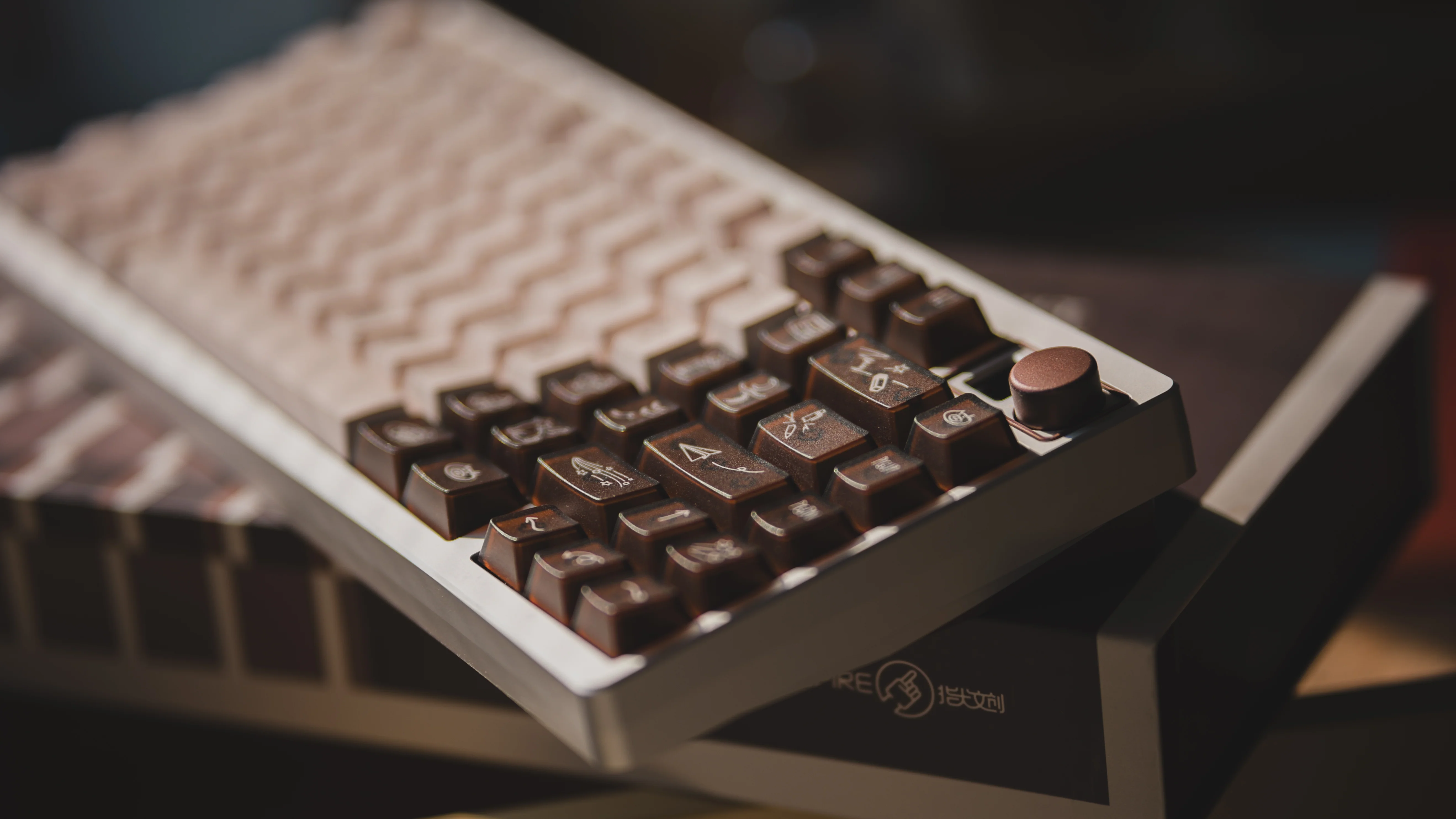 [In Stock] LeleLab x KeyTok Good Night,Cocoa Keycaps Set - Image 8