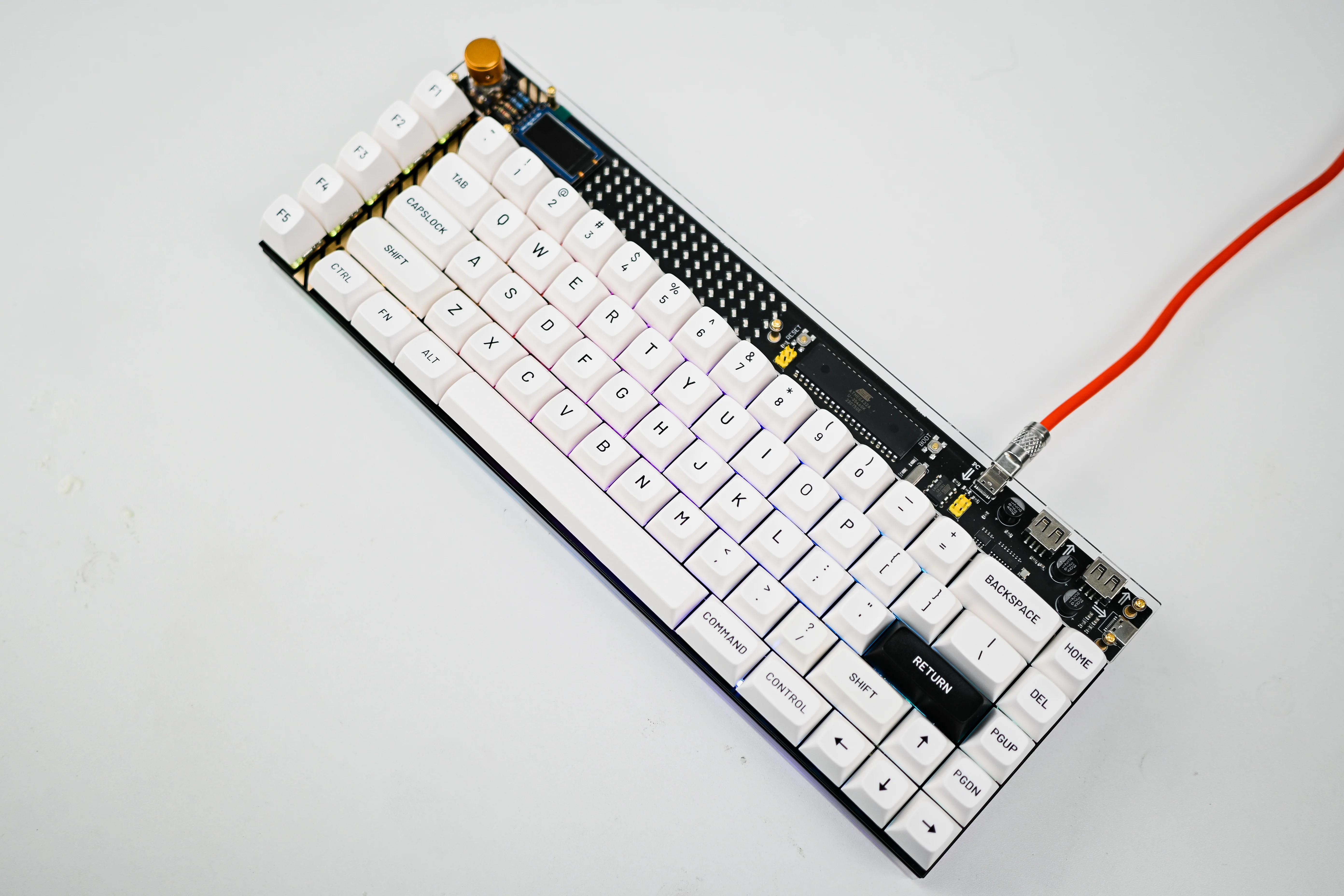 [In Stock] Lelelab Y2K 76 x MT3 Black on White PreBuilt Ready-to-use Keyboard - Image 5