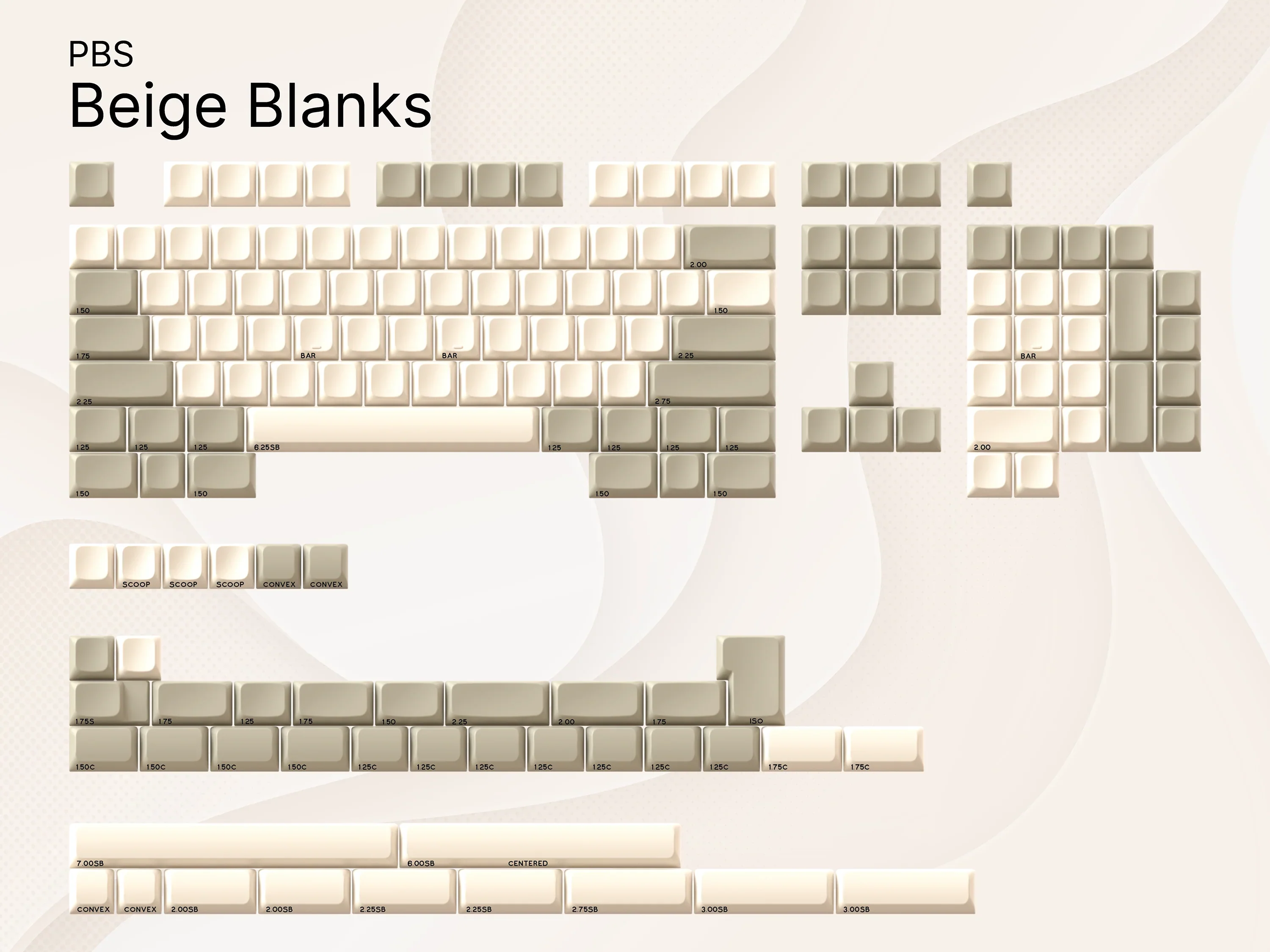 [In Stock] PBS Beige Blanks - Image 2