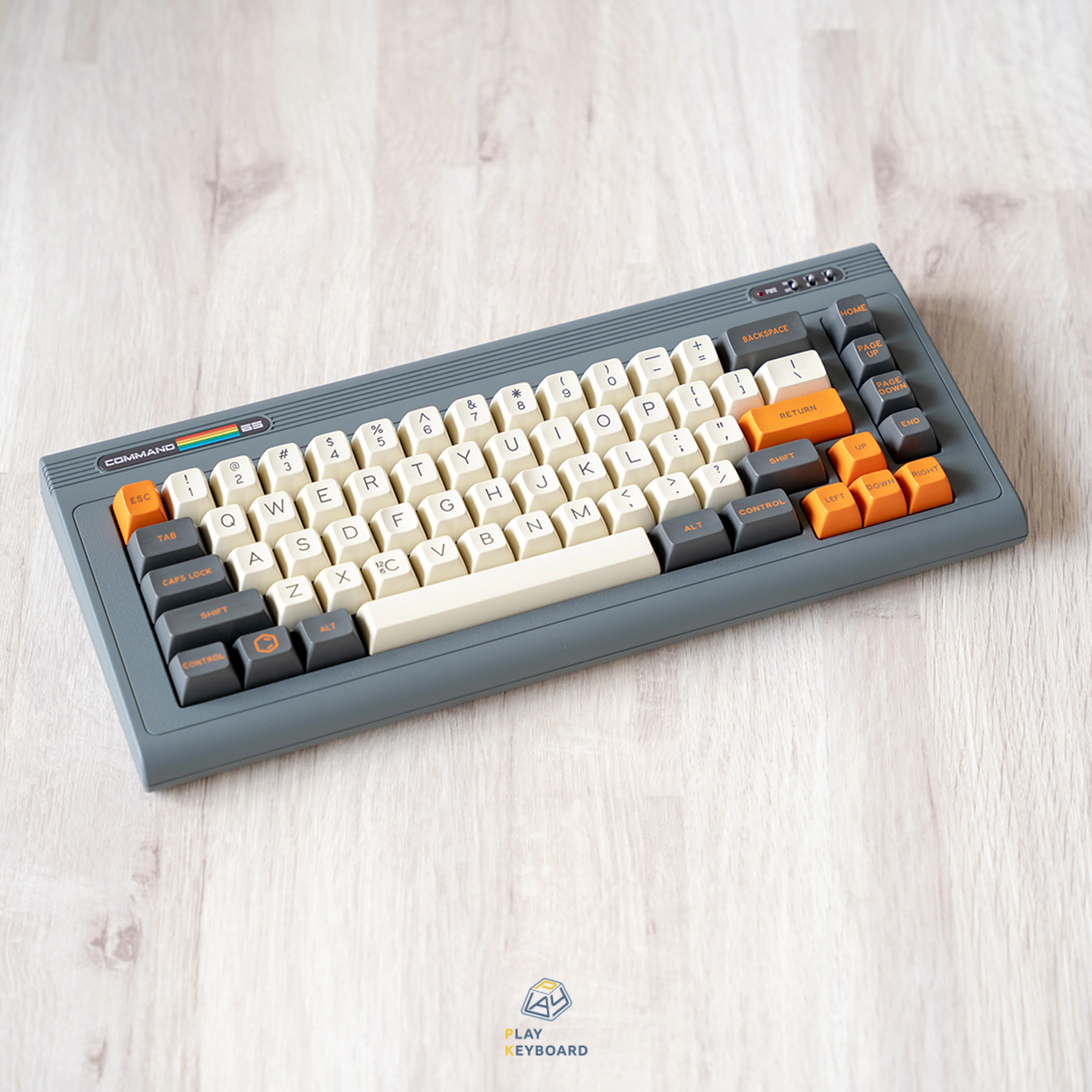 [In Stock] PK x BIOI Command 65 R2 Vintage Custom Mechanical Keyboard Kit - Image 39