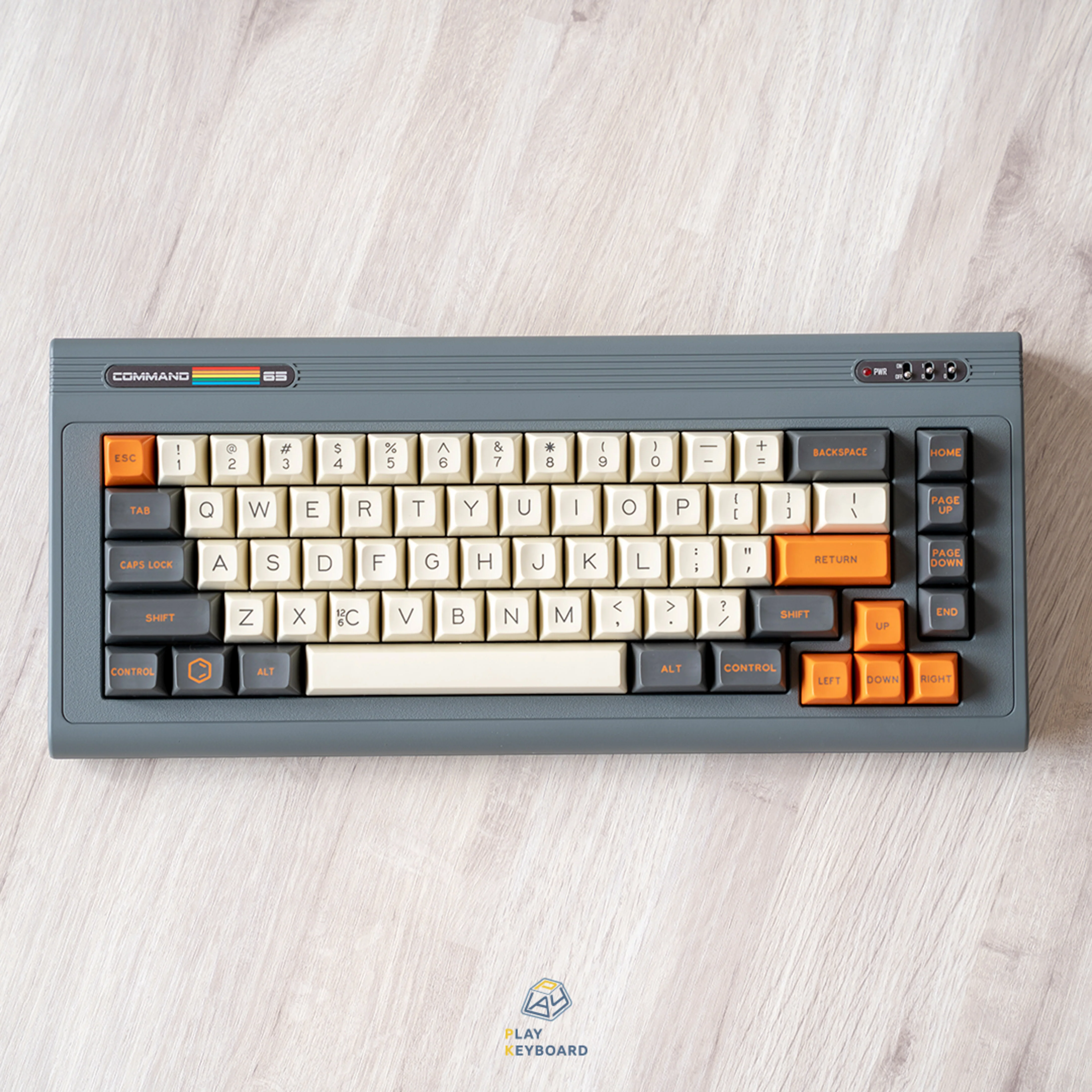 [In Stock] PK x BIOI Command 65 R2 Vintage Custom Mechanical Keyboard Kit - Image 40