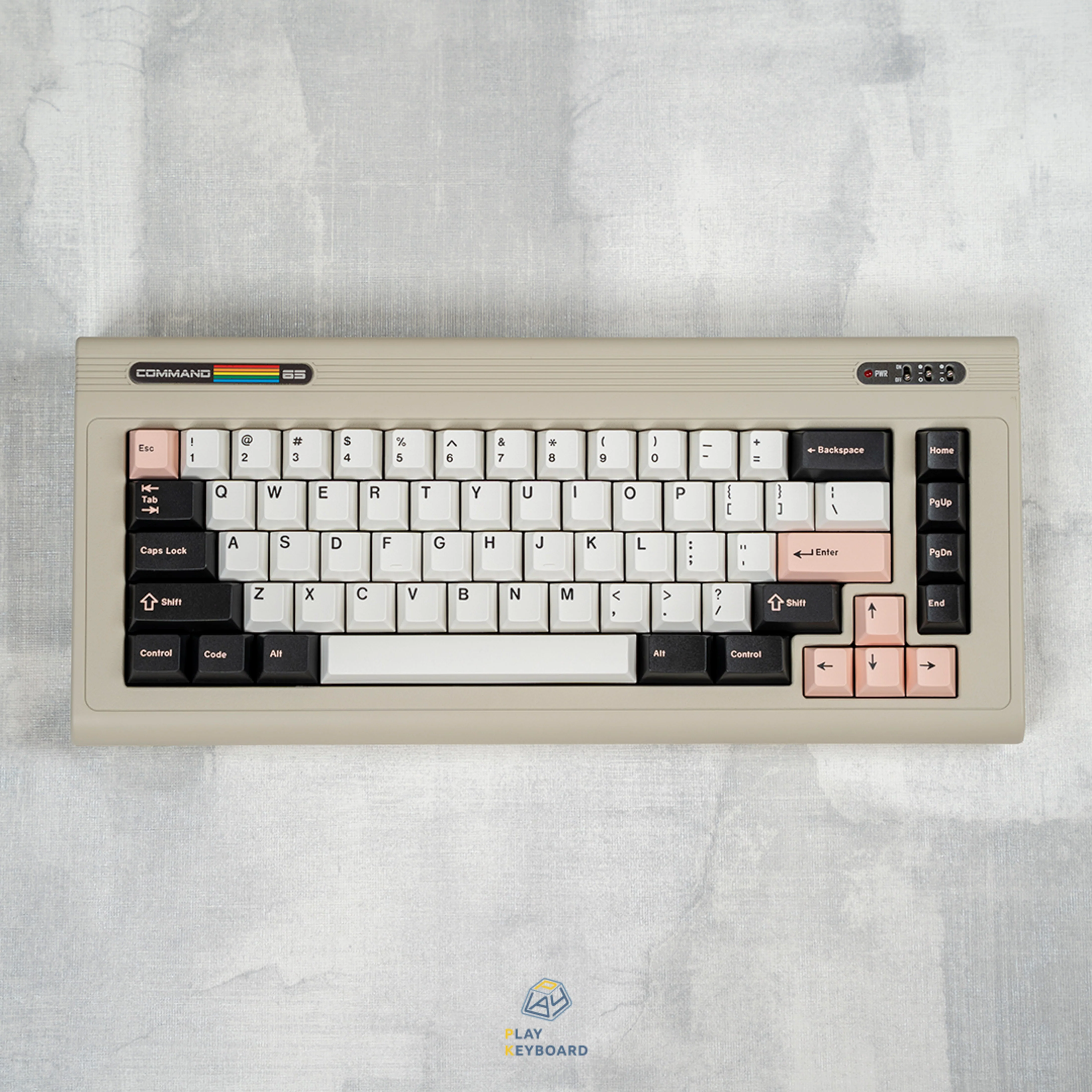 [In Stock] PK x BIOI Command 65 R2 Vintage Custom Mechanical Keyboard Kit - Image 45