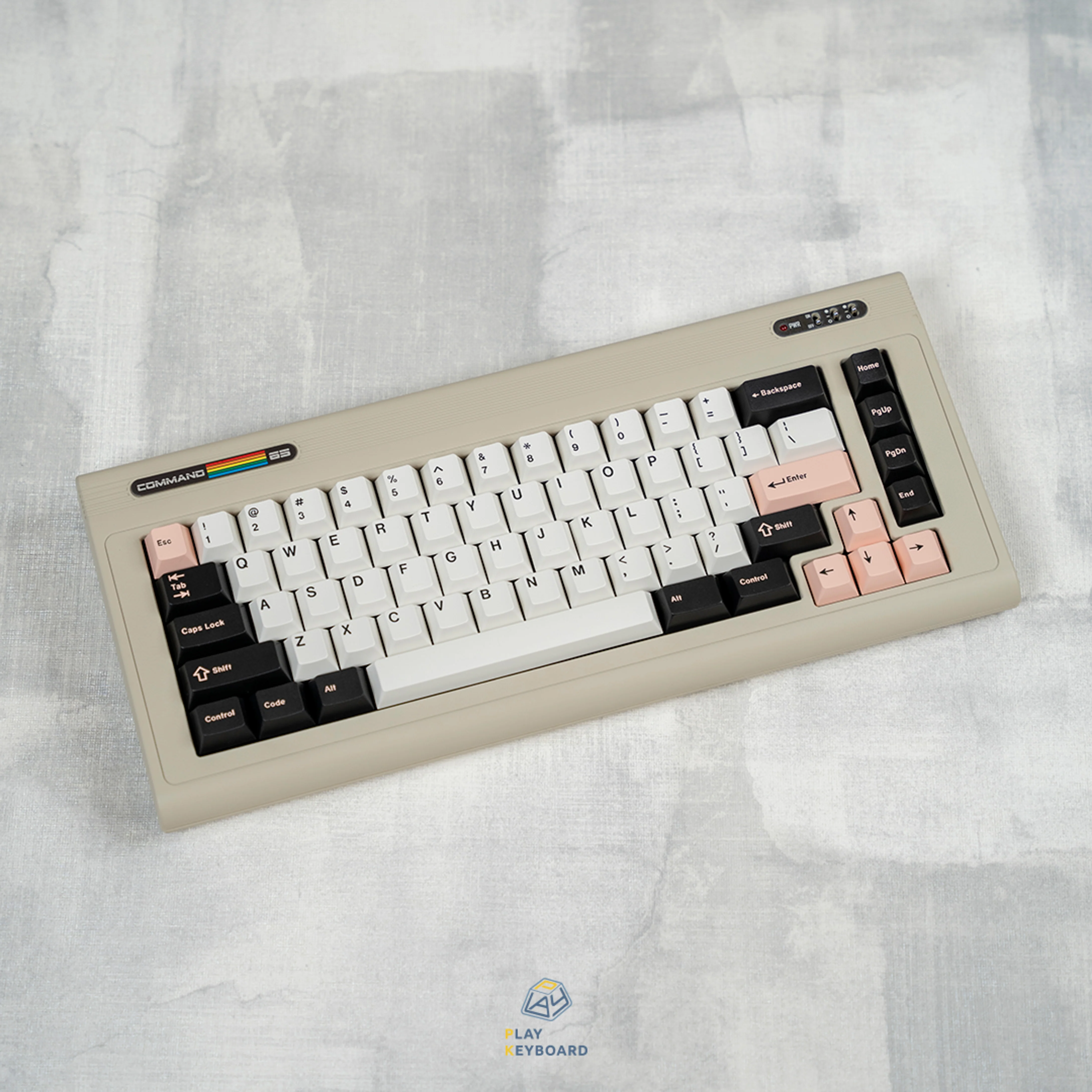 [In Stock] PK x BIOI Command 65 R2 Vintage Custom Mechanical Keyboard Kit - Image 46