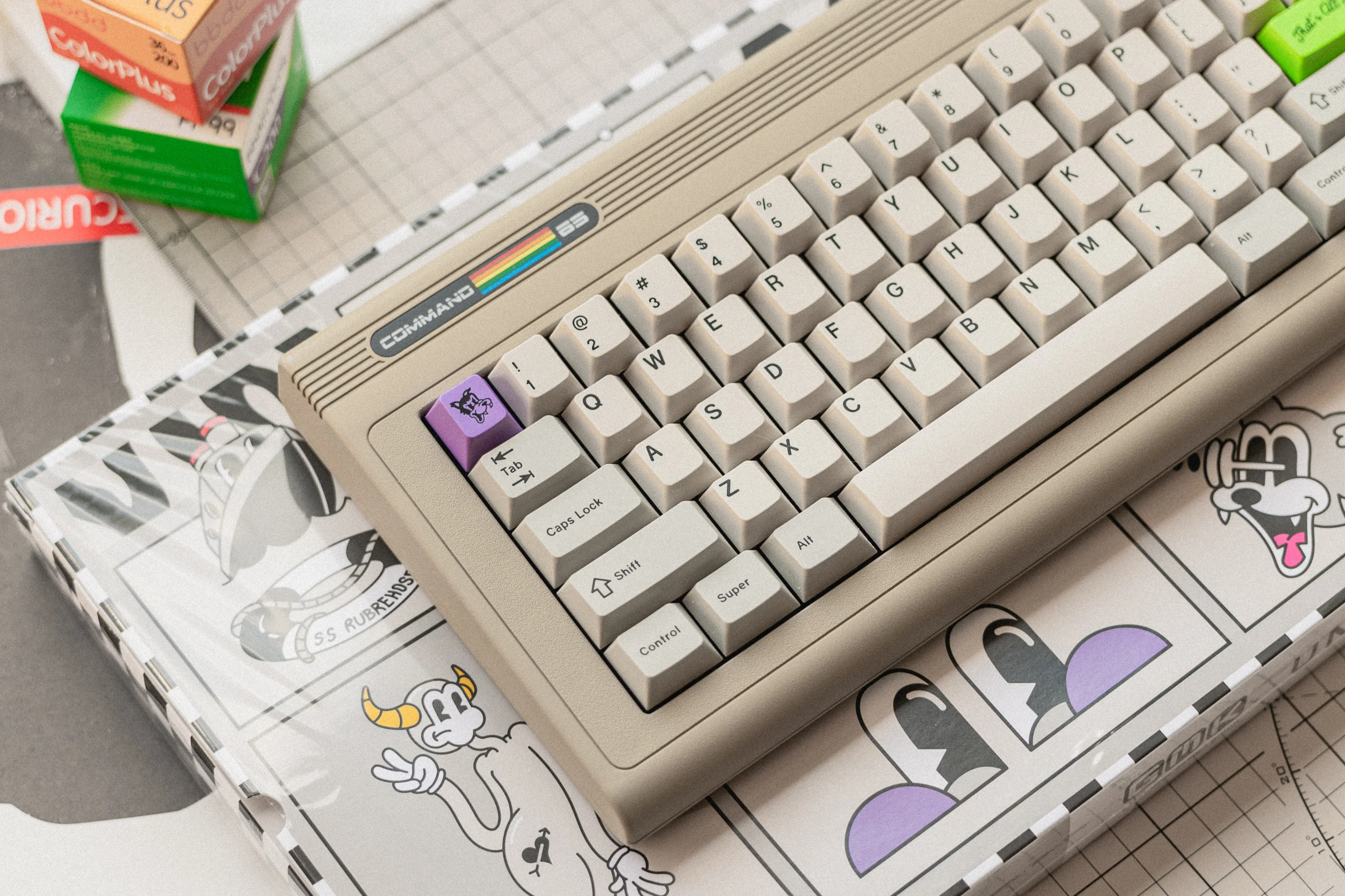 [In Stock] PK x BIOI Command 65 R2 Vintage Custom Mechanical Keyboard Kit - Image 48