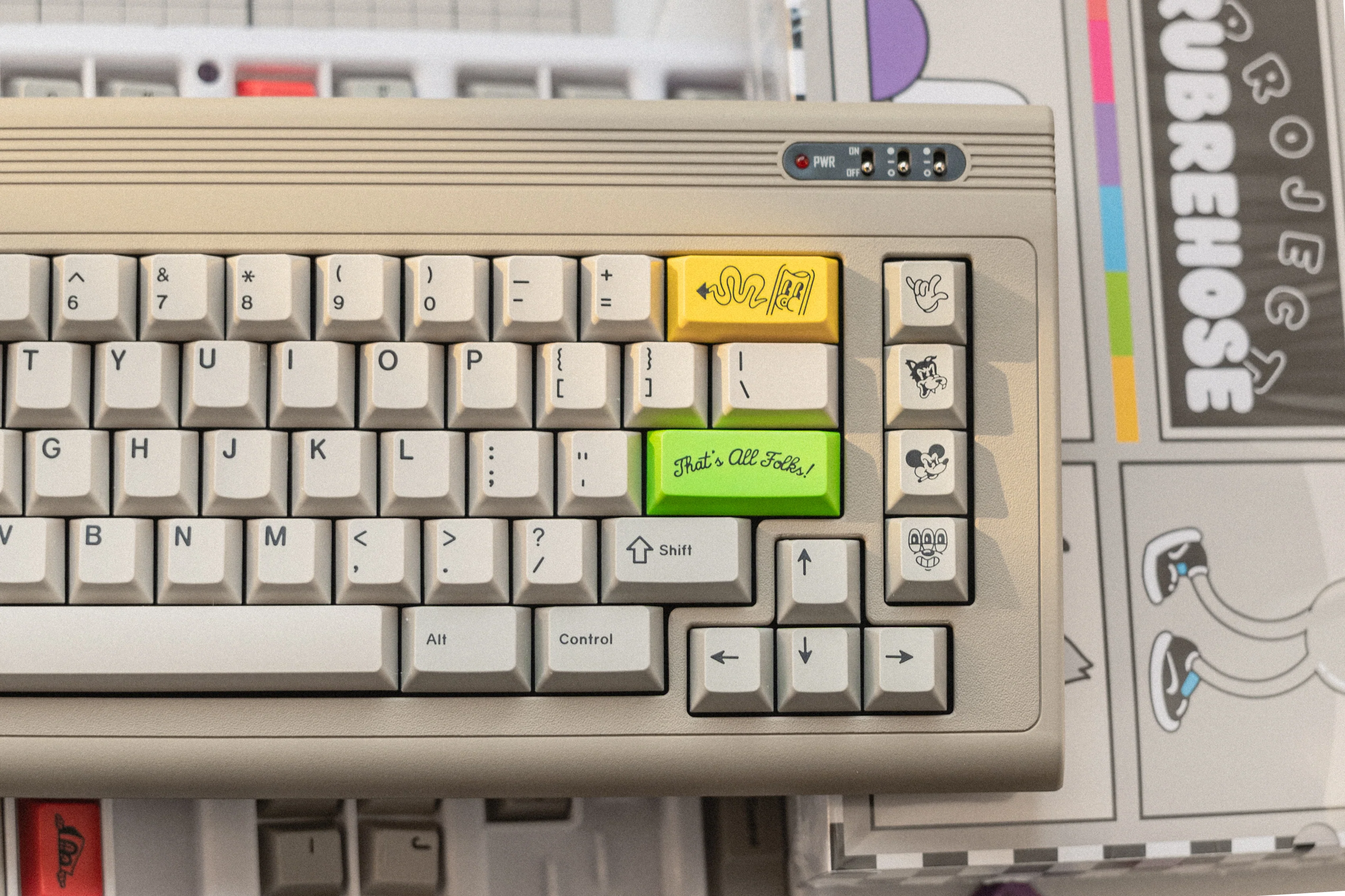 [In Stock] PK x BIOI Command 65 R2 Vintage Custom Mechanical Keyboard Kit - Image 52