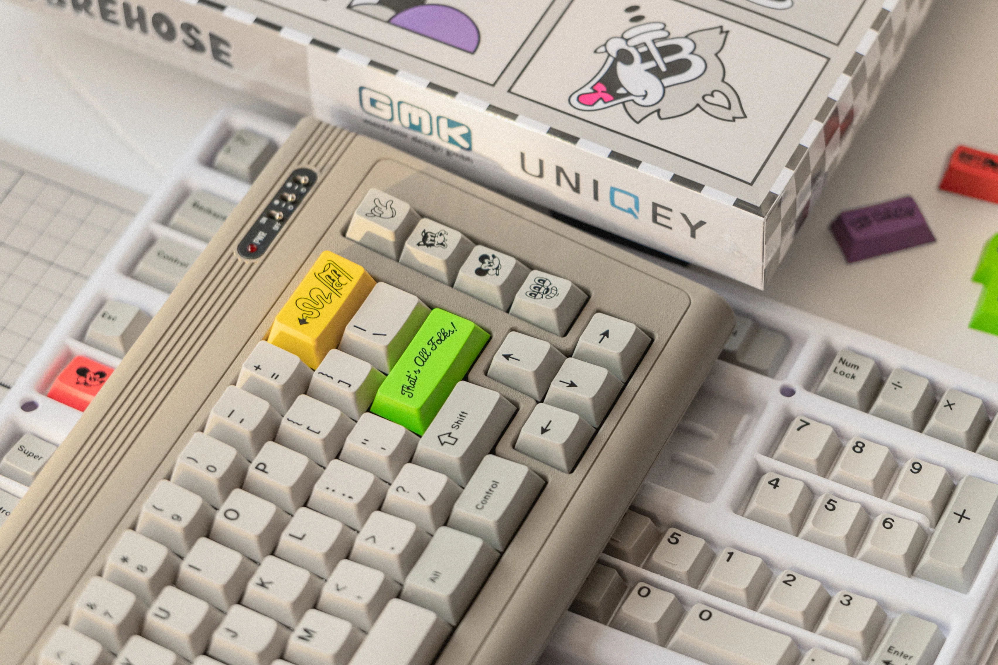 [In Stock] PK x BIOI Command 65 R2 Vintage Custom Mechanical Keyboard Kit - Image 53