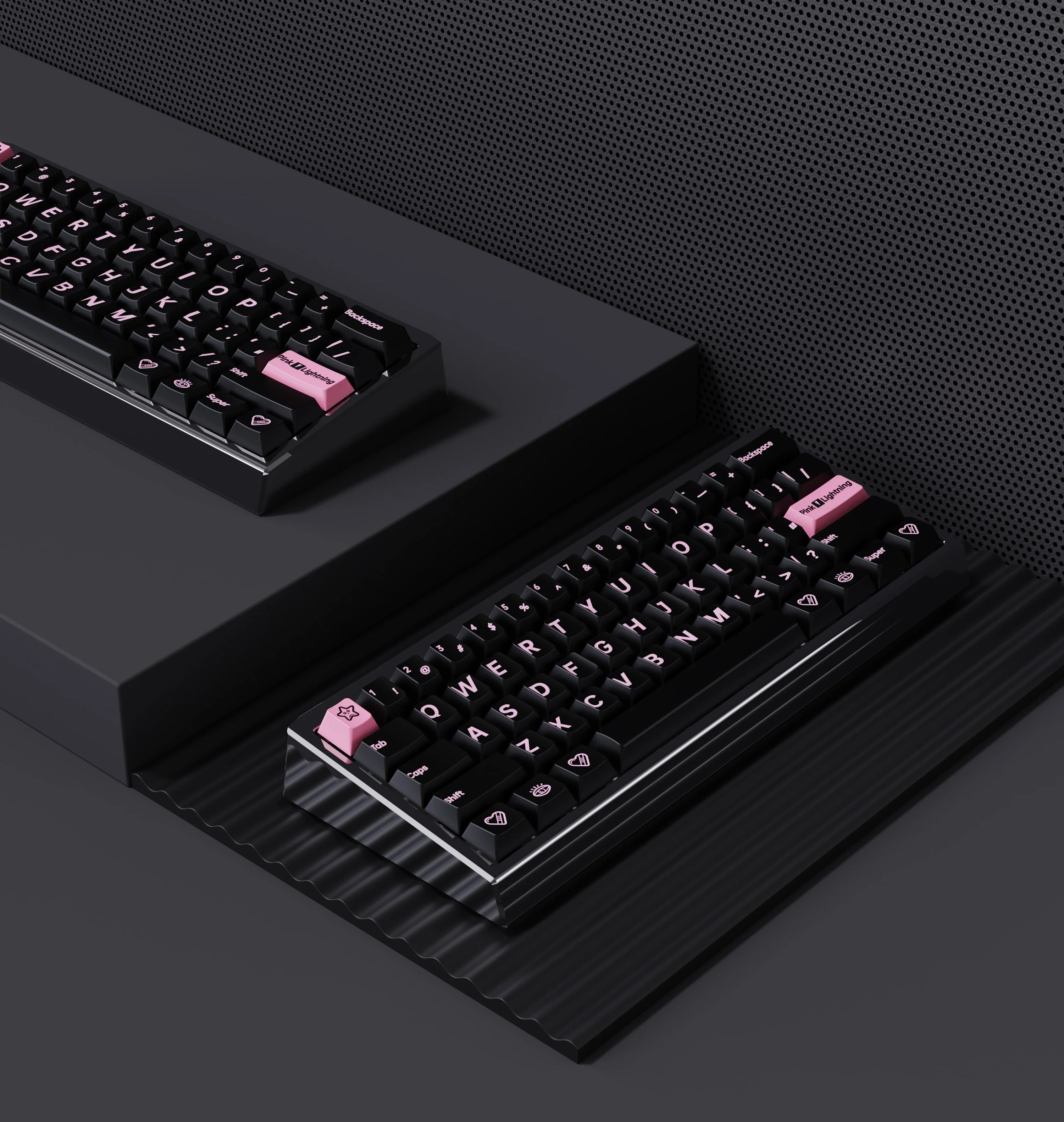 [In Stock] TomatoCaps PBT Pink Lightning