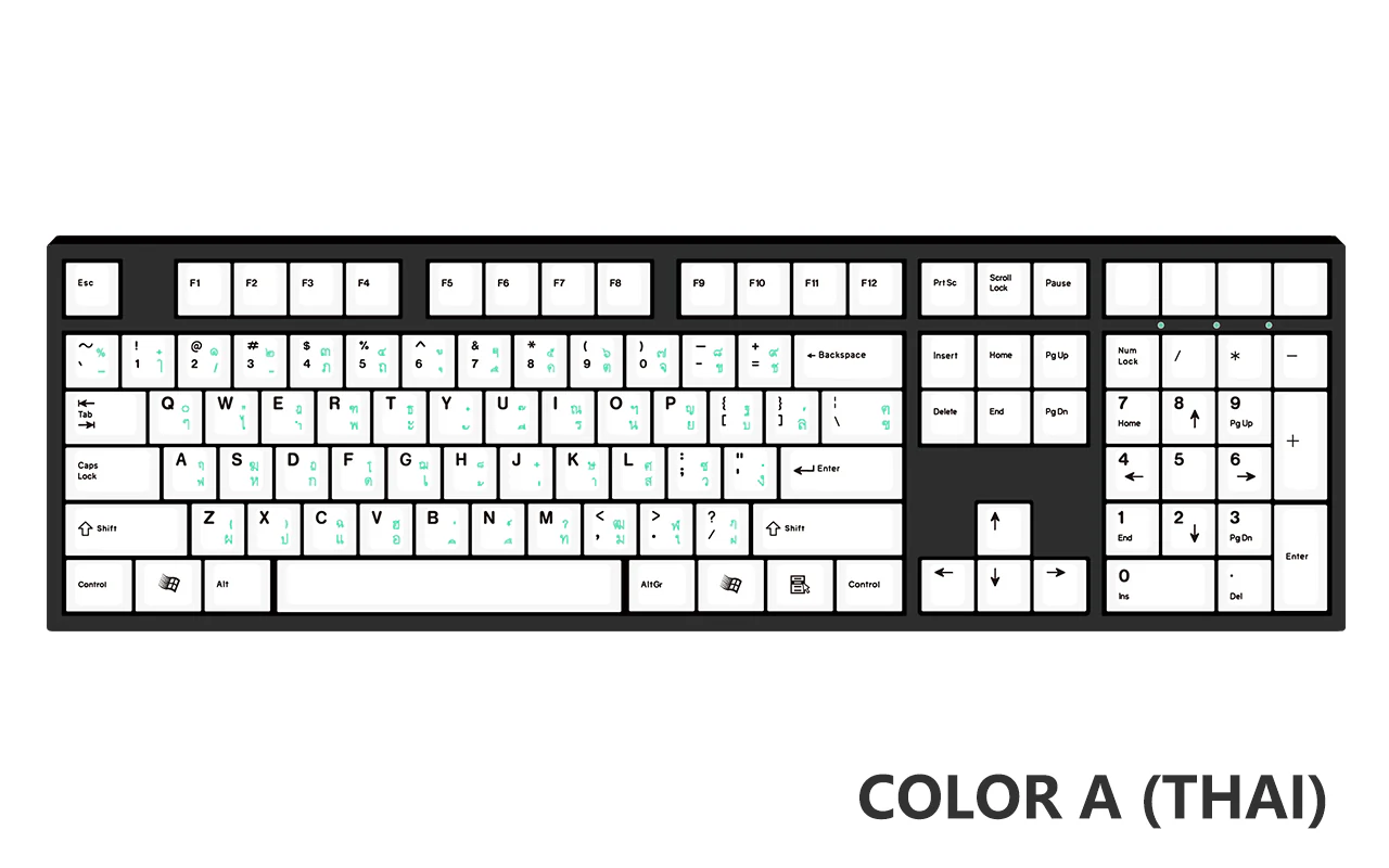 [Made to Order] Keyreative UV DRAWING ABS Keyset - Multilingual - Image 108