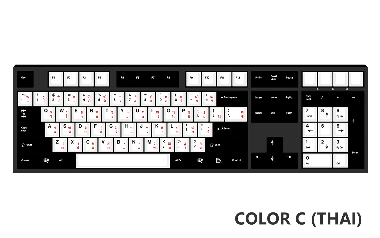 [Made to Order] Keyreative UV DRAWING ABS Keyset - Multilingual - Image 110