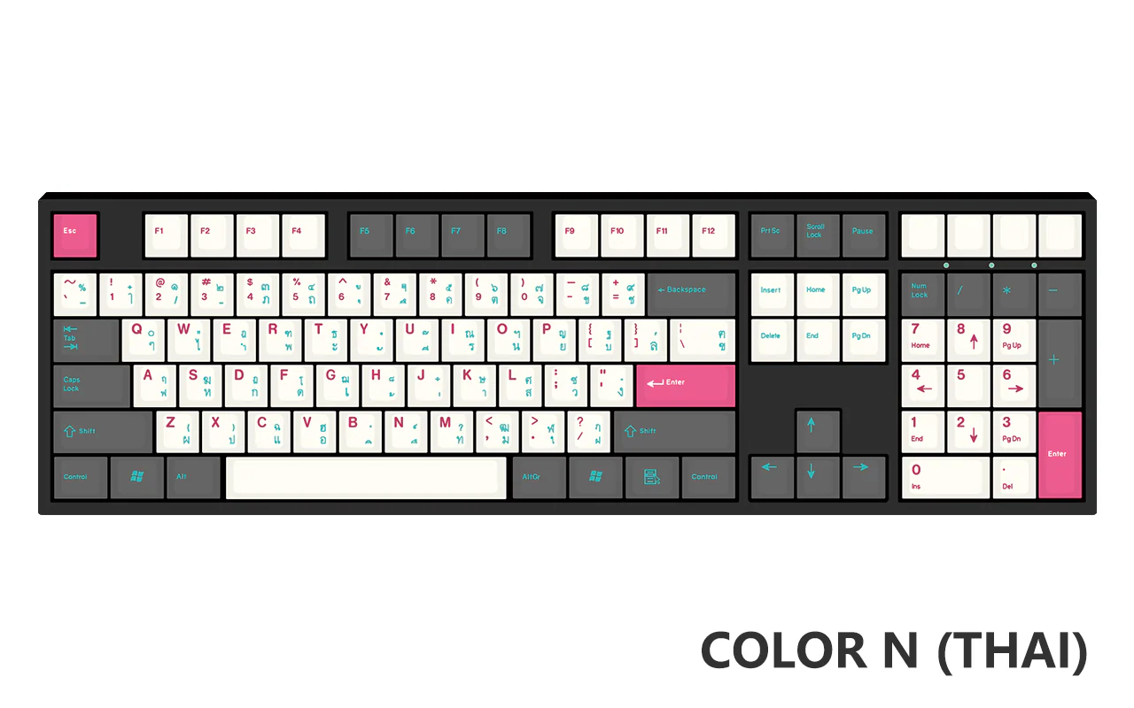 [Made to Order] Keyreative UV DRAWING ABS Keyset - Multilingual - Image 121