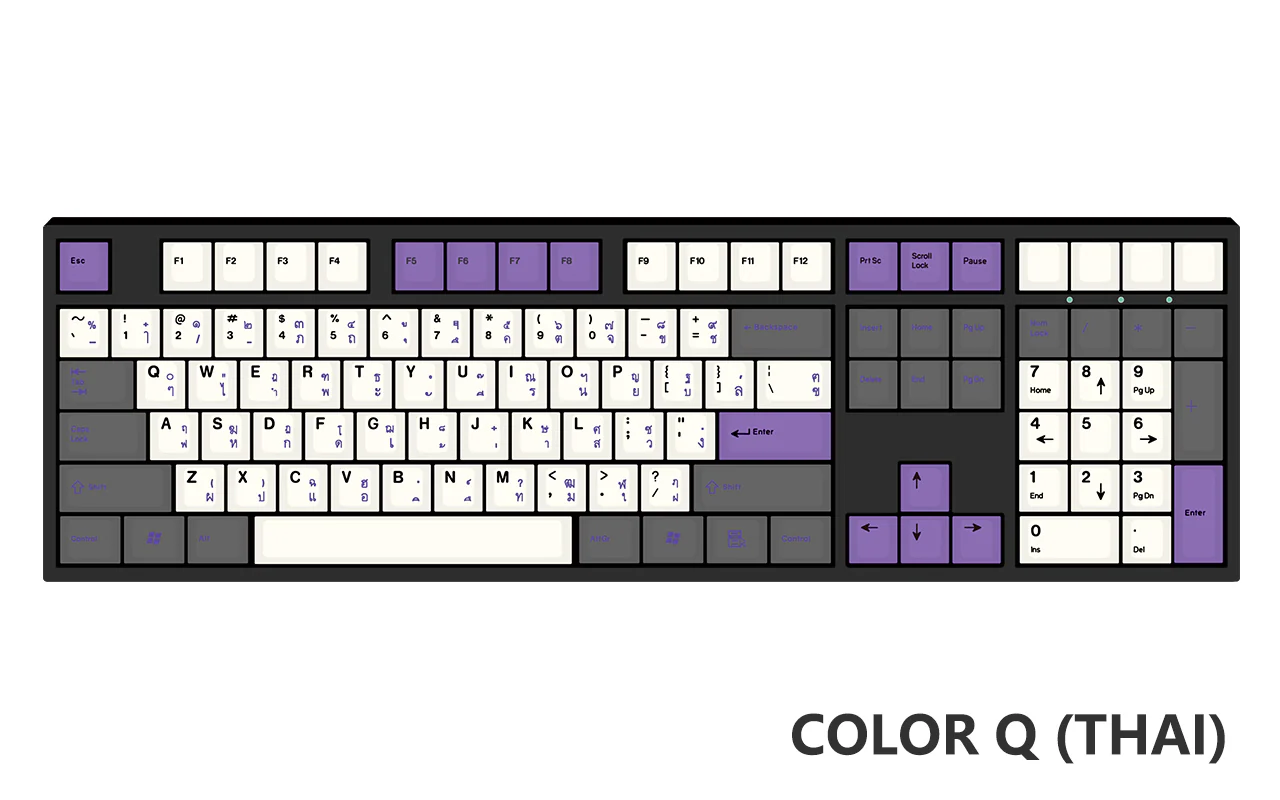 [Made to Order] Keyreative UV DRAWING ABS Keyset - Multilingual - Image 124