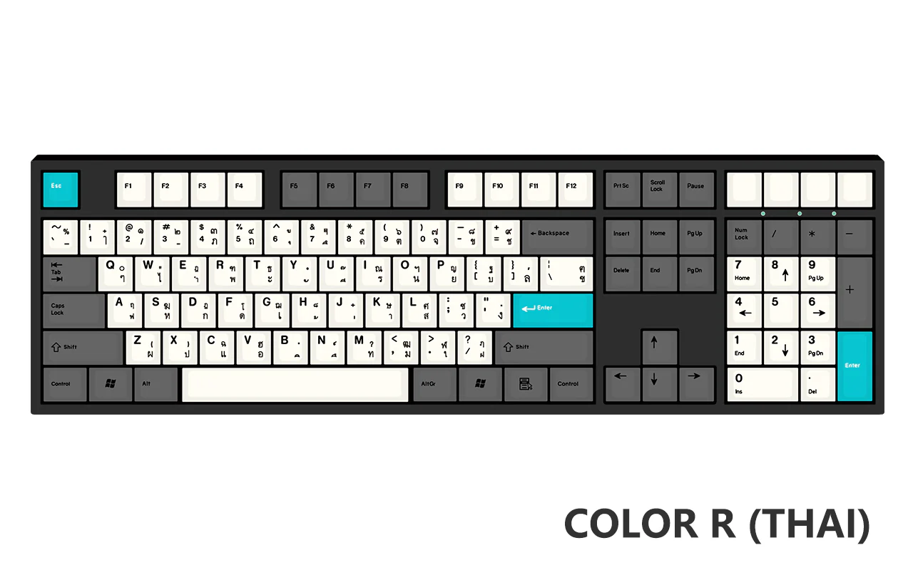[Made to Order] Keyreative UV DRAWING ABS Keyset - Multilingual - Image 125
