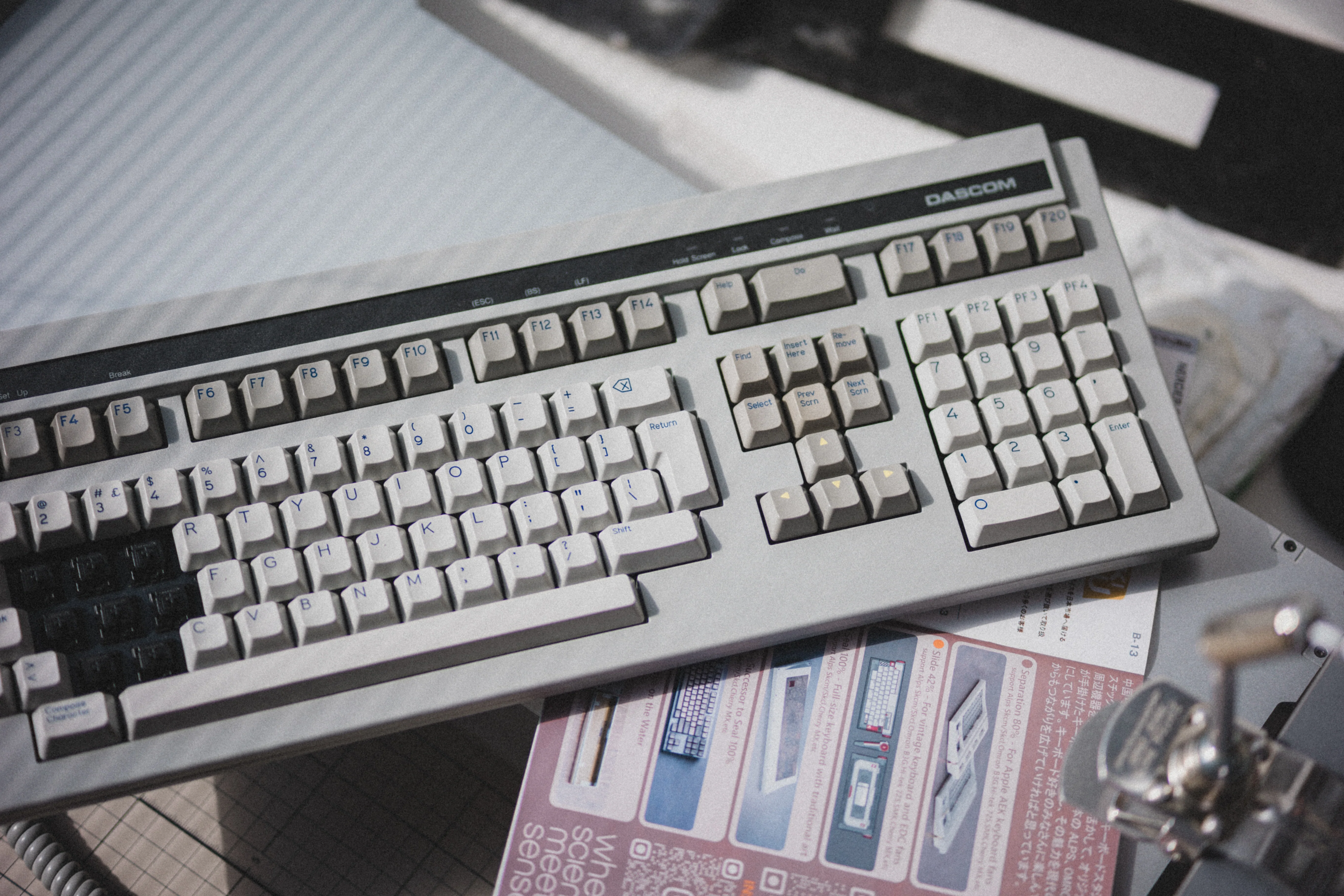 [NIB] DASCOM DAS 320 Terminal Mechanical Keyboard Vintage Black Switch - Image 14